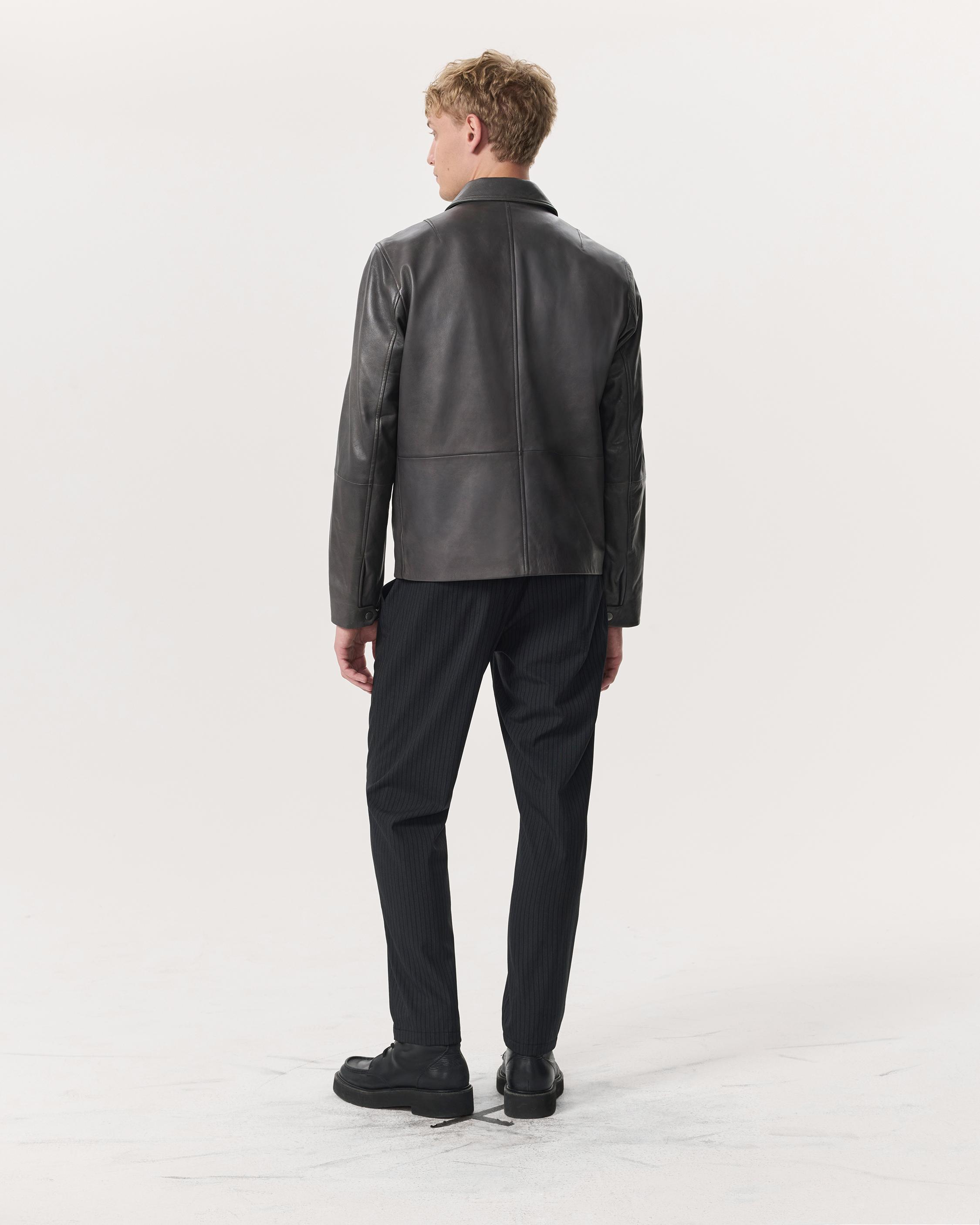 Melrose Leather Blouson Jacket