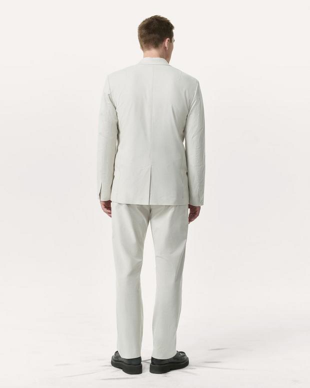 Butler Striped Stretch Cotton Blazer - Grey Stripe | rag & bone Butler Striped Stretch Cotton Blazer - Grey Stripe | rag & bone