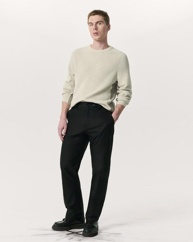 Haydon Straight Fit Cotton Chino Pants - Black | rag & bone Haydon Straight Fit Cotton Chino Pants - Black | rag & bone