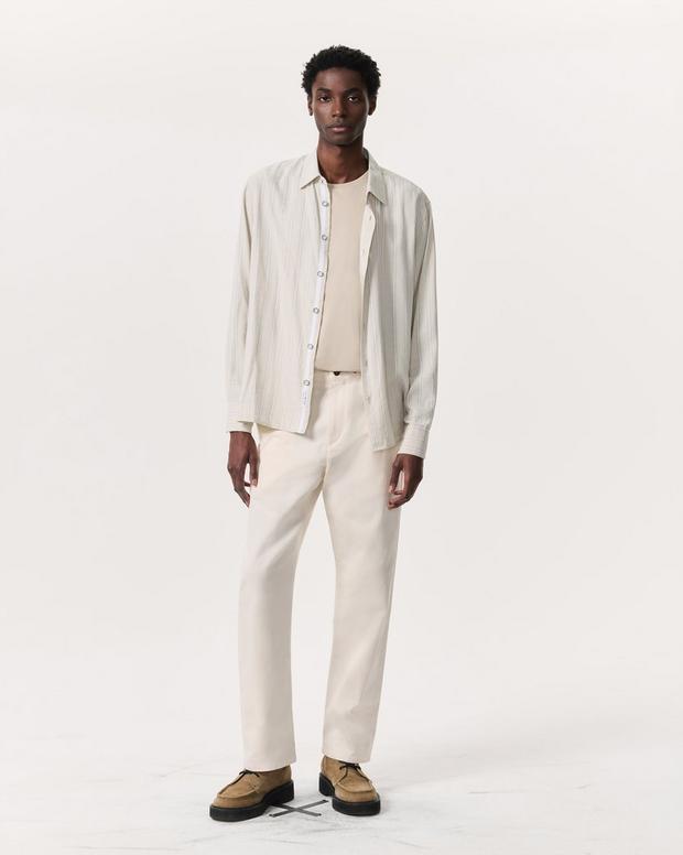 Haydon Straight Fit Cotton Chino Pants - Off White | rag & bone Haydon Straight Fit Cotton Chino Pants - Off White | rag & bone