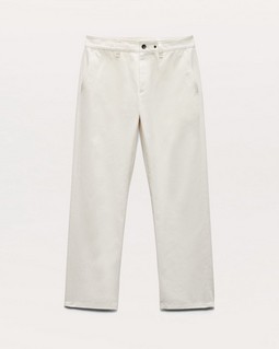 Haydon Straight Fit Cotton Chino Pants - Off White | rag & bone Haydon Straight Fit Cotton Chino Pants - Off White | rag & bone