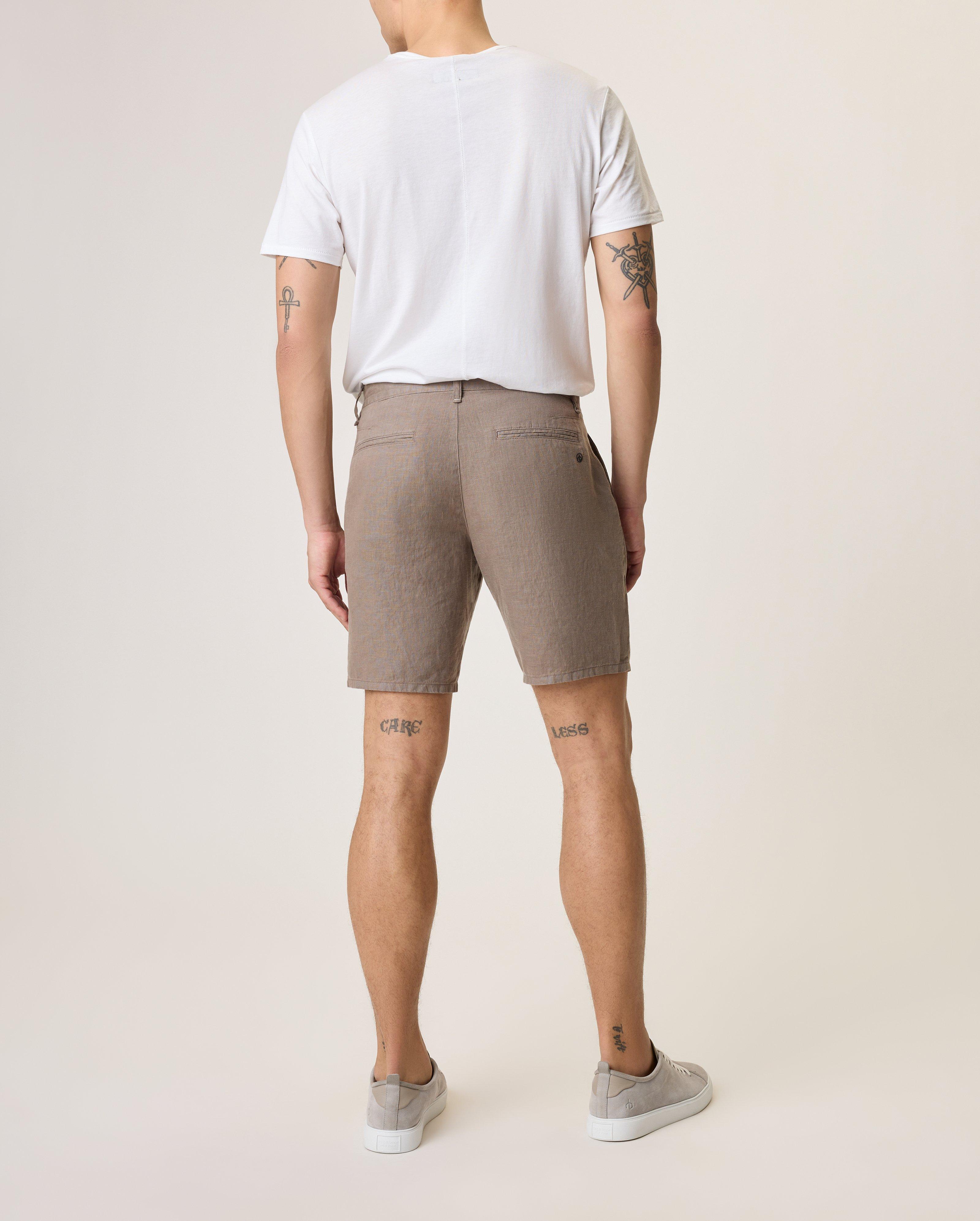 August Linen Short image number 2