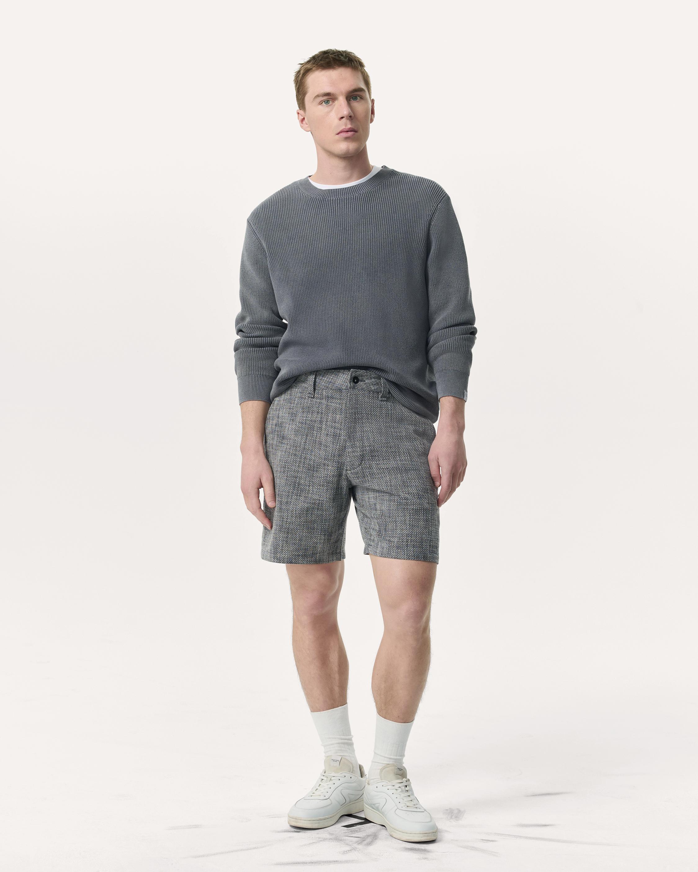 Haydon Straight Fit Italian Tweed Shorts image number 1