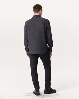 Finch Striped Cotton Gauze Shirt - Dark Grey | rag & bone Finch Striped Cotton Gauze Shirt - Dark Grey | rag & bone