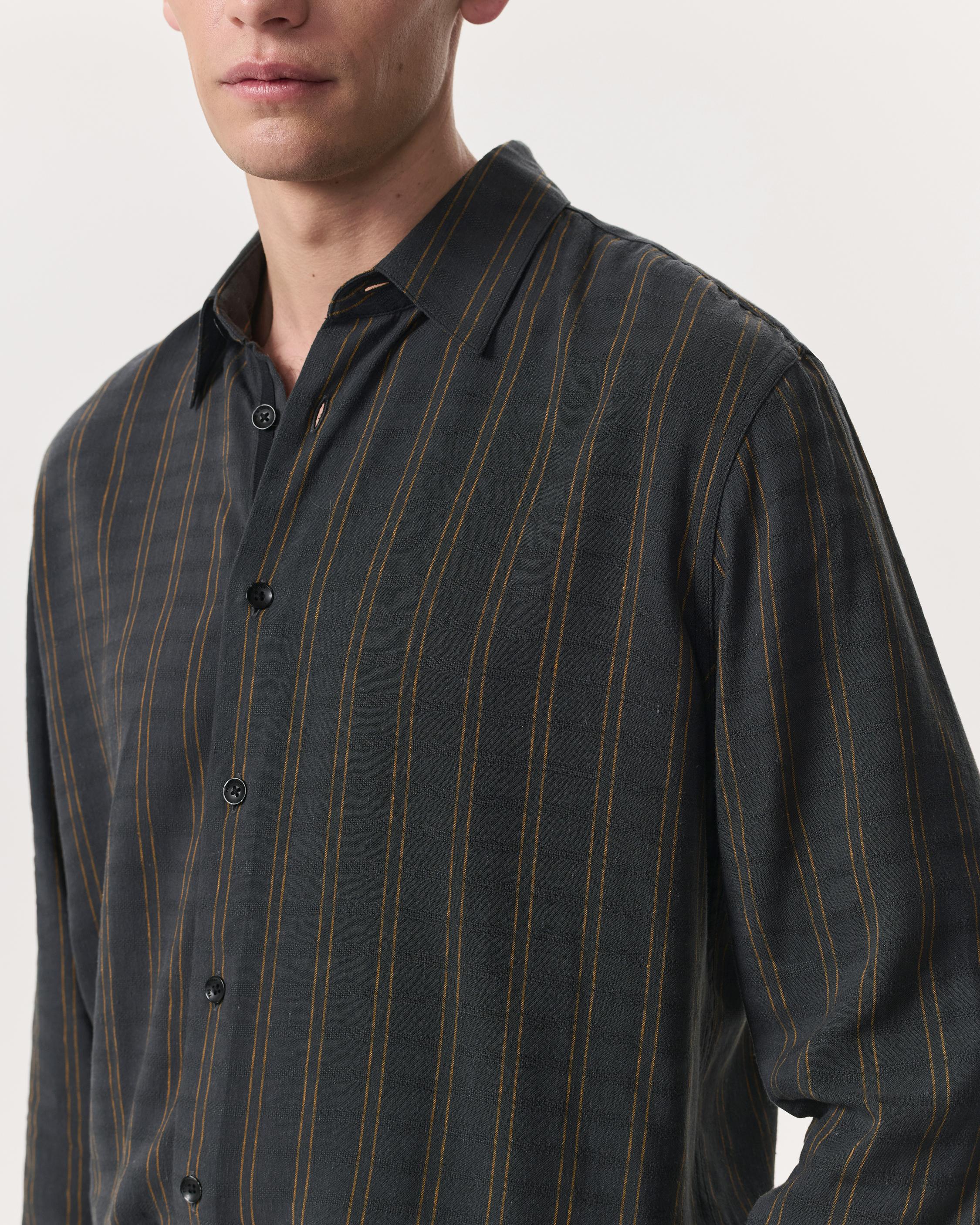 Dalton Dobby Plaid Shirt
