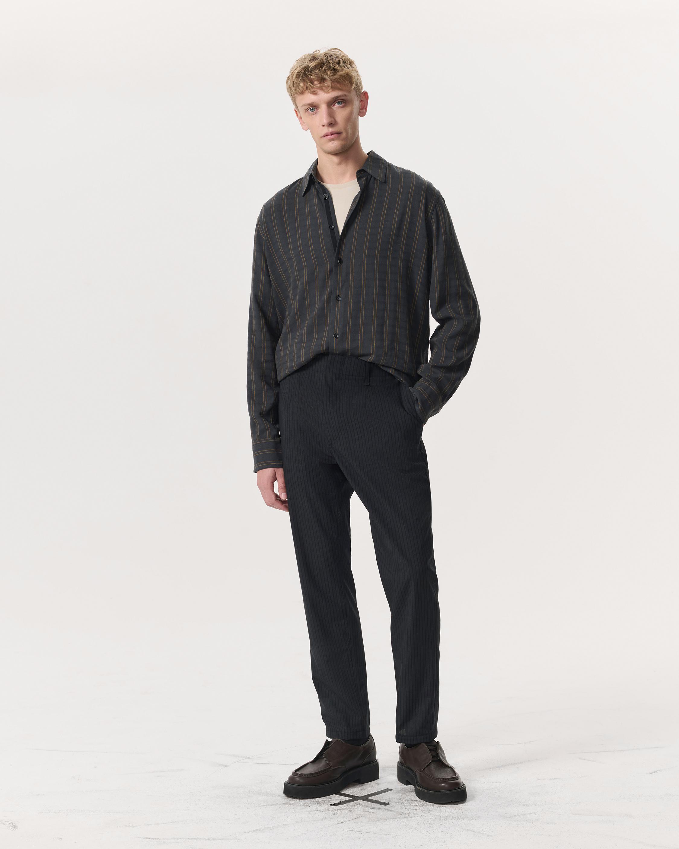 Dalton Dobby Plaid Shirt