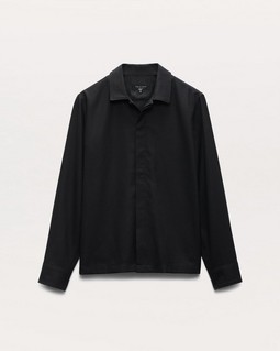 Hyde Wool-Blend Ripstop Shirt Jacket - Black | rag & bone Hyde Wool-Blend Ripstop Shirt Jacket - Black | rag & bone