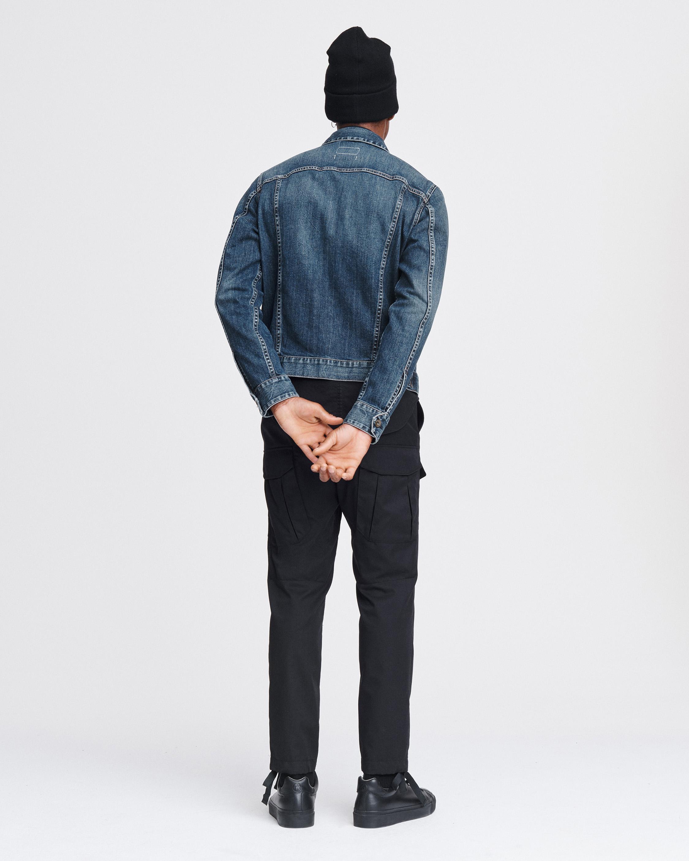 Real Comfort® Cotton Knit Denim Jacket, Classic Jean Jacket Details -  Chadwicks Timeless Classics