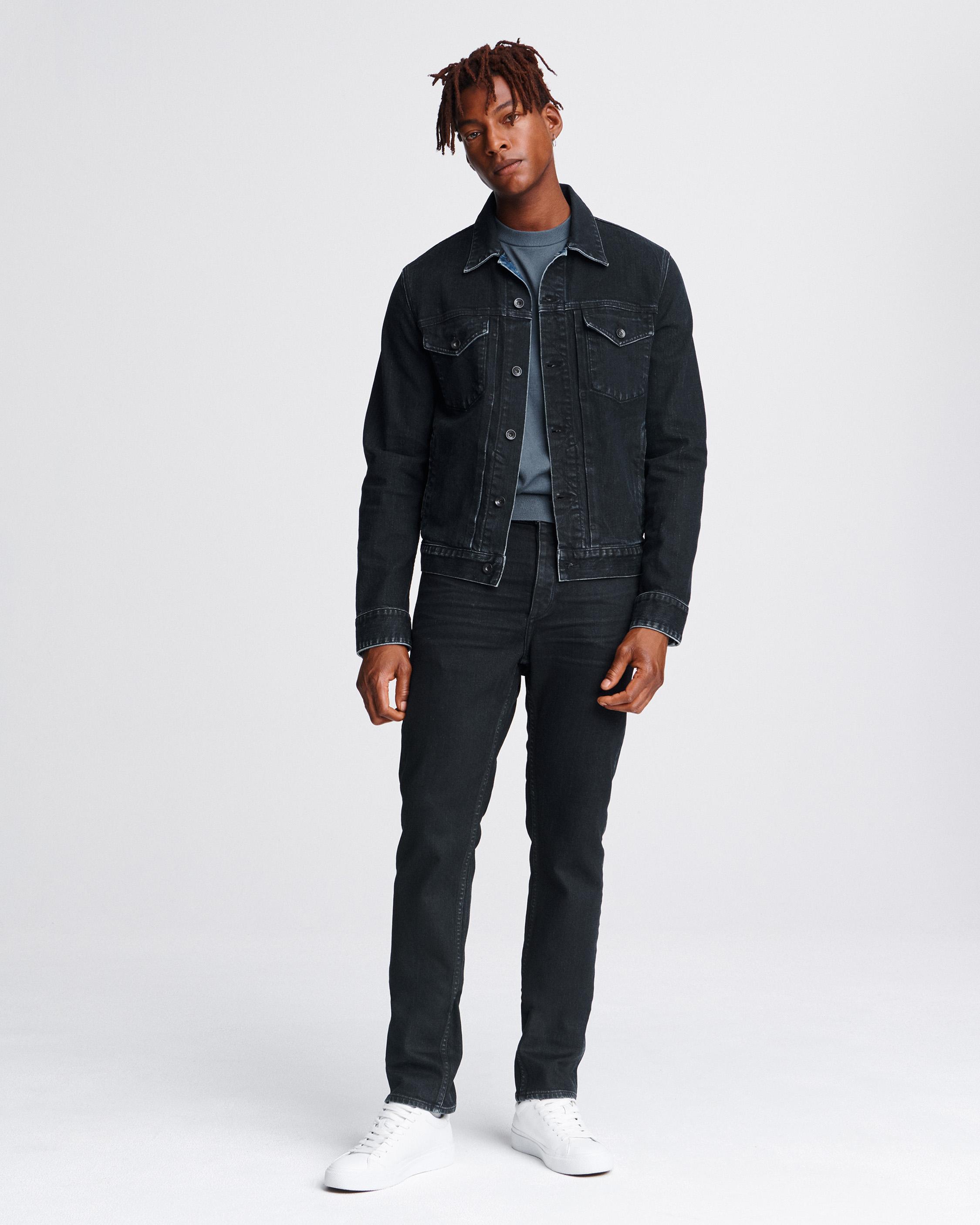 Definitive Men's Denim Jacket in Dark Indigo