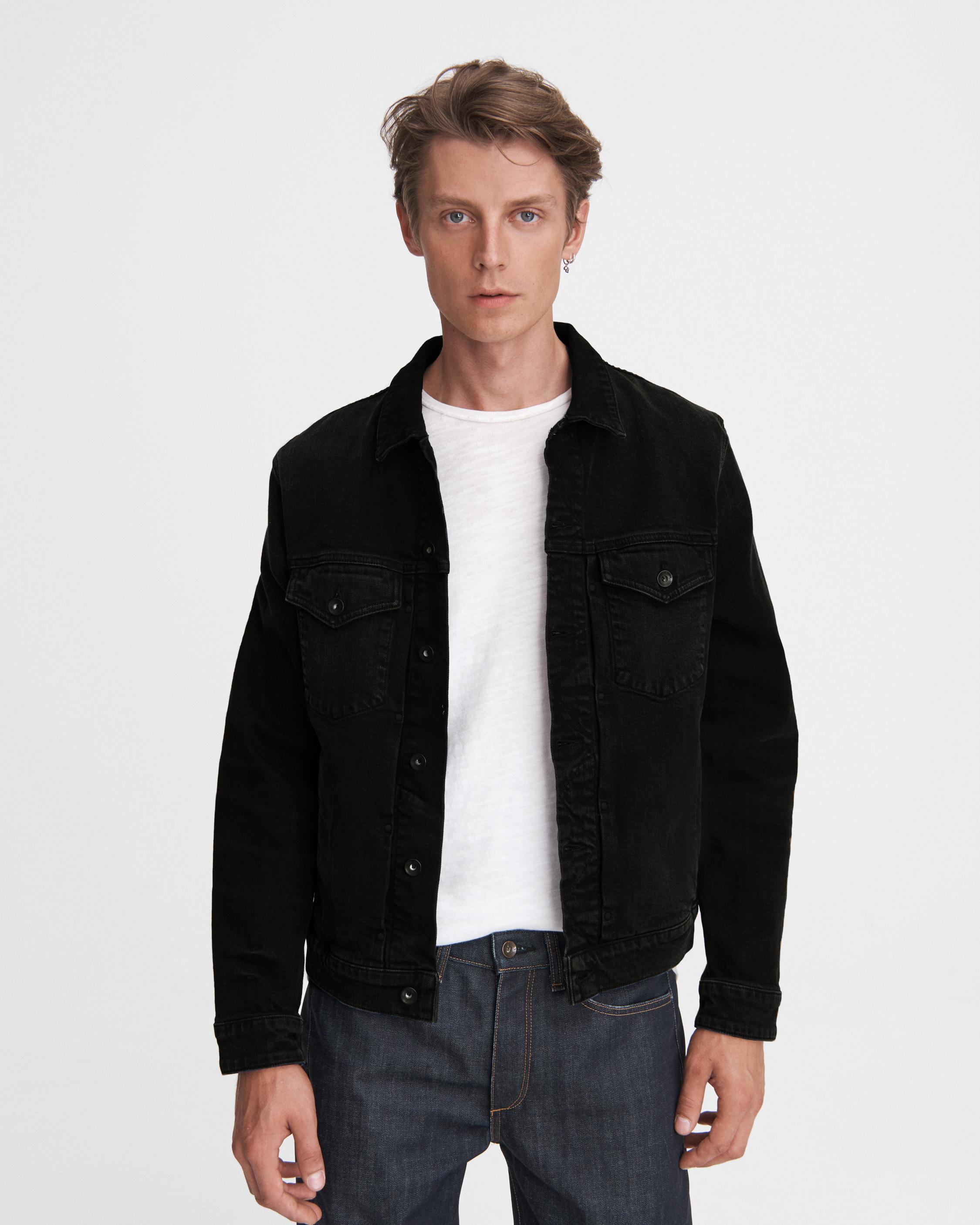 Black jeans hotsell and jacket