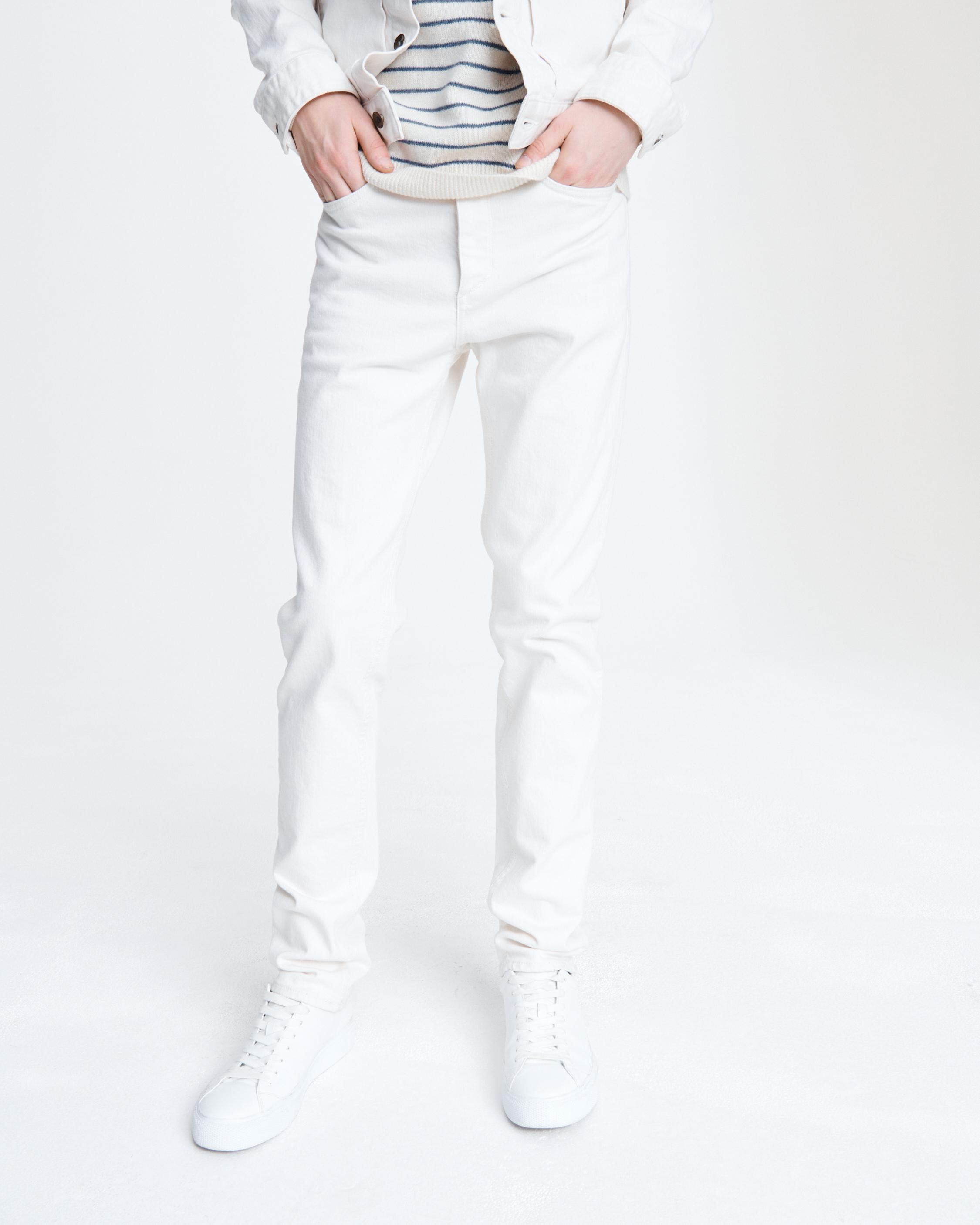 Slim Men's Jeans - White Slim Fit Jeans