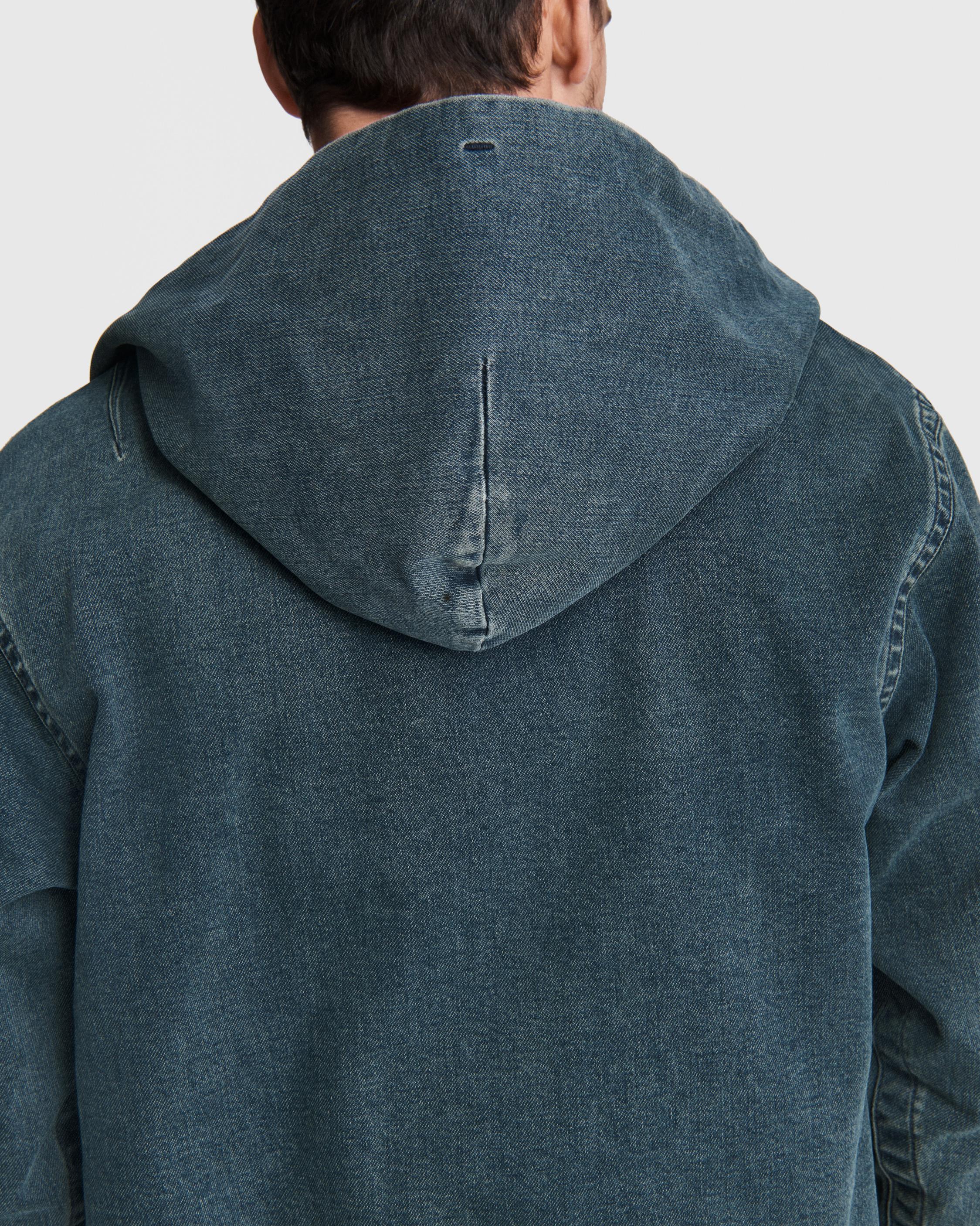 Denim pullover online hoodie