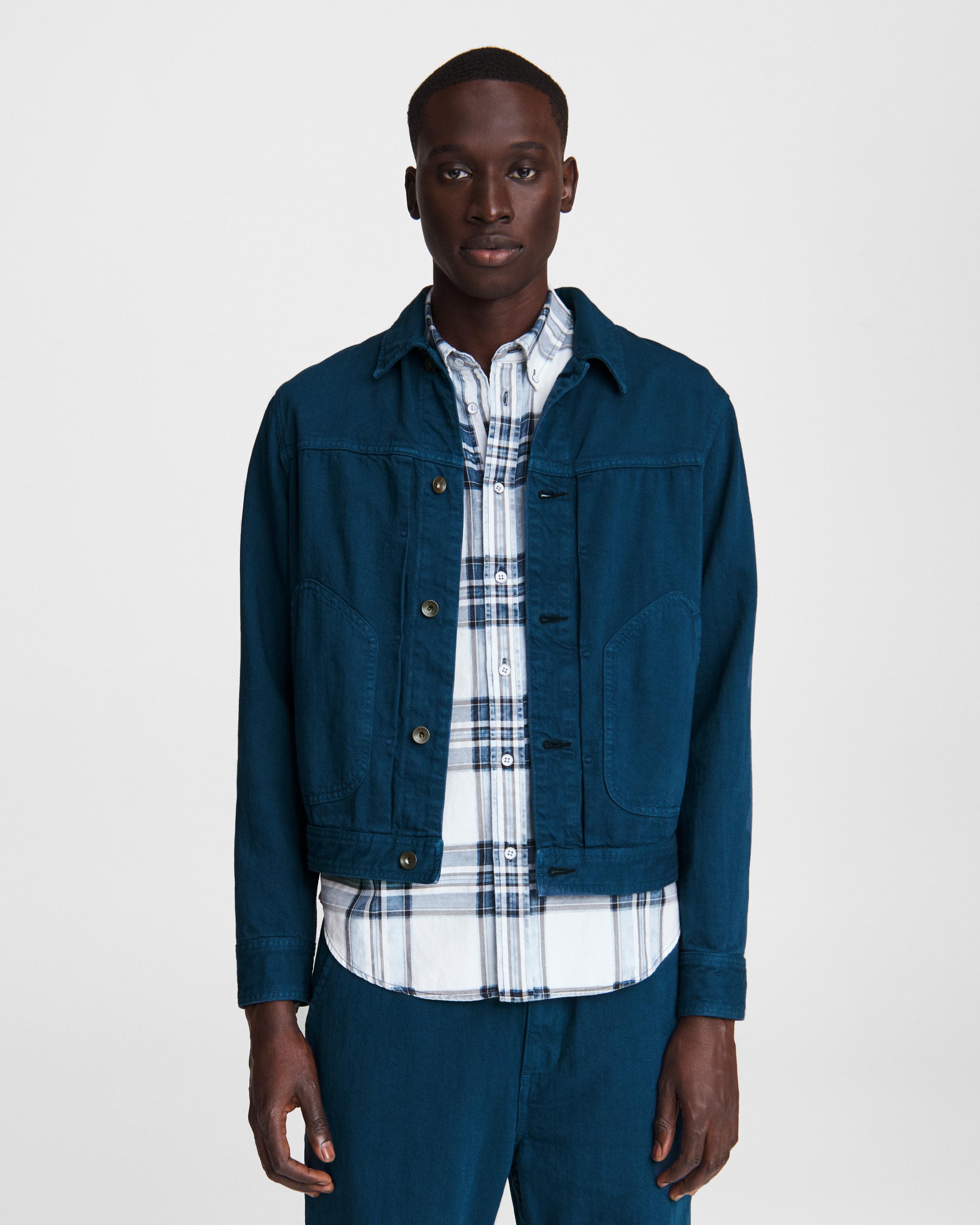 Buy the Hemp Blend Broken Twill Shop Jacket | rag & bone