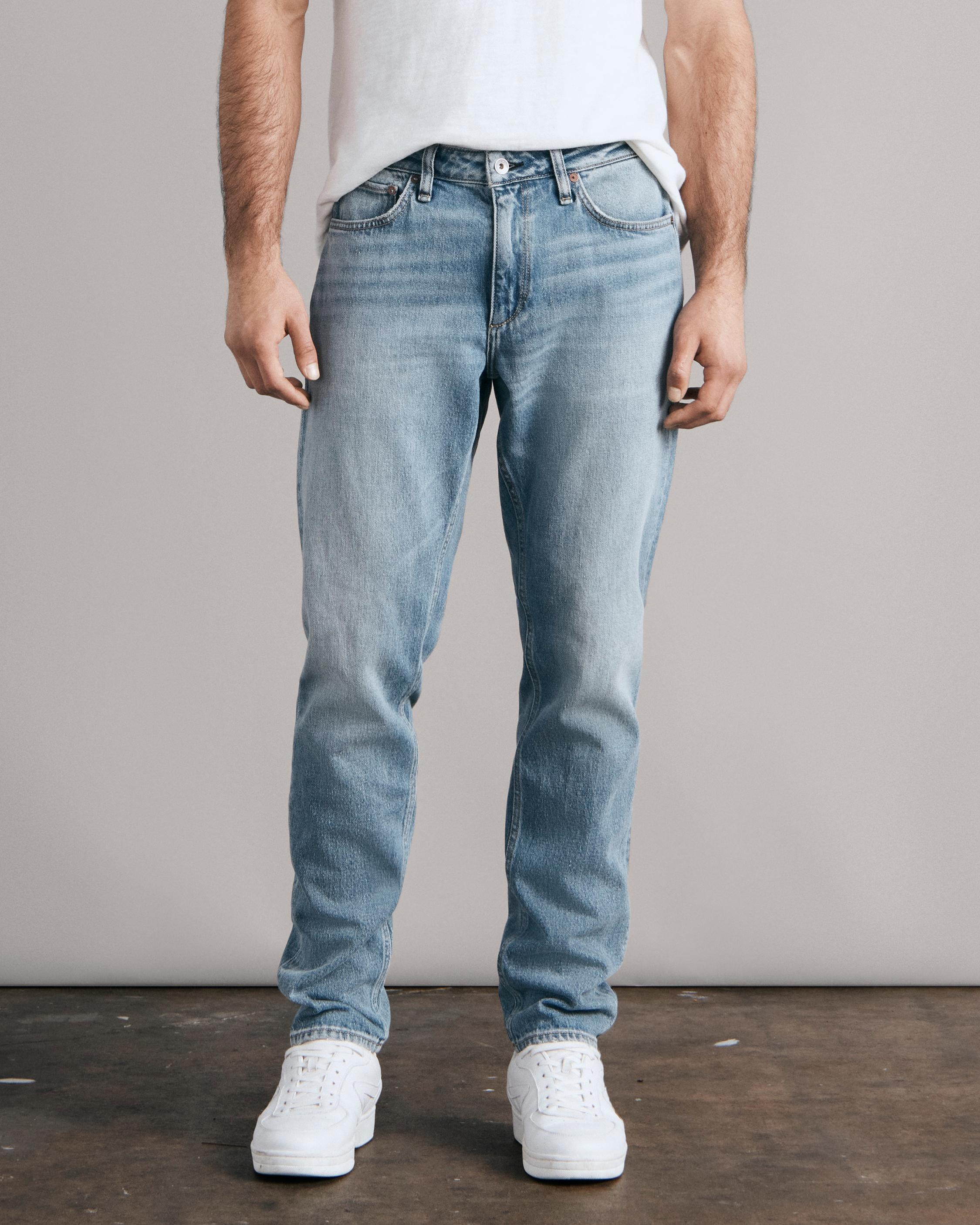 Fit 3 - Kenny: Athletic Fit Mid Indigo Authentic Stretch Jean