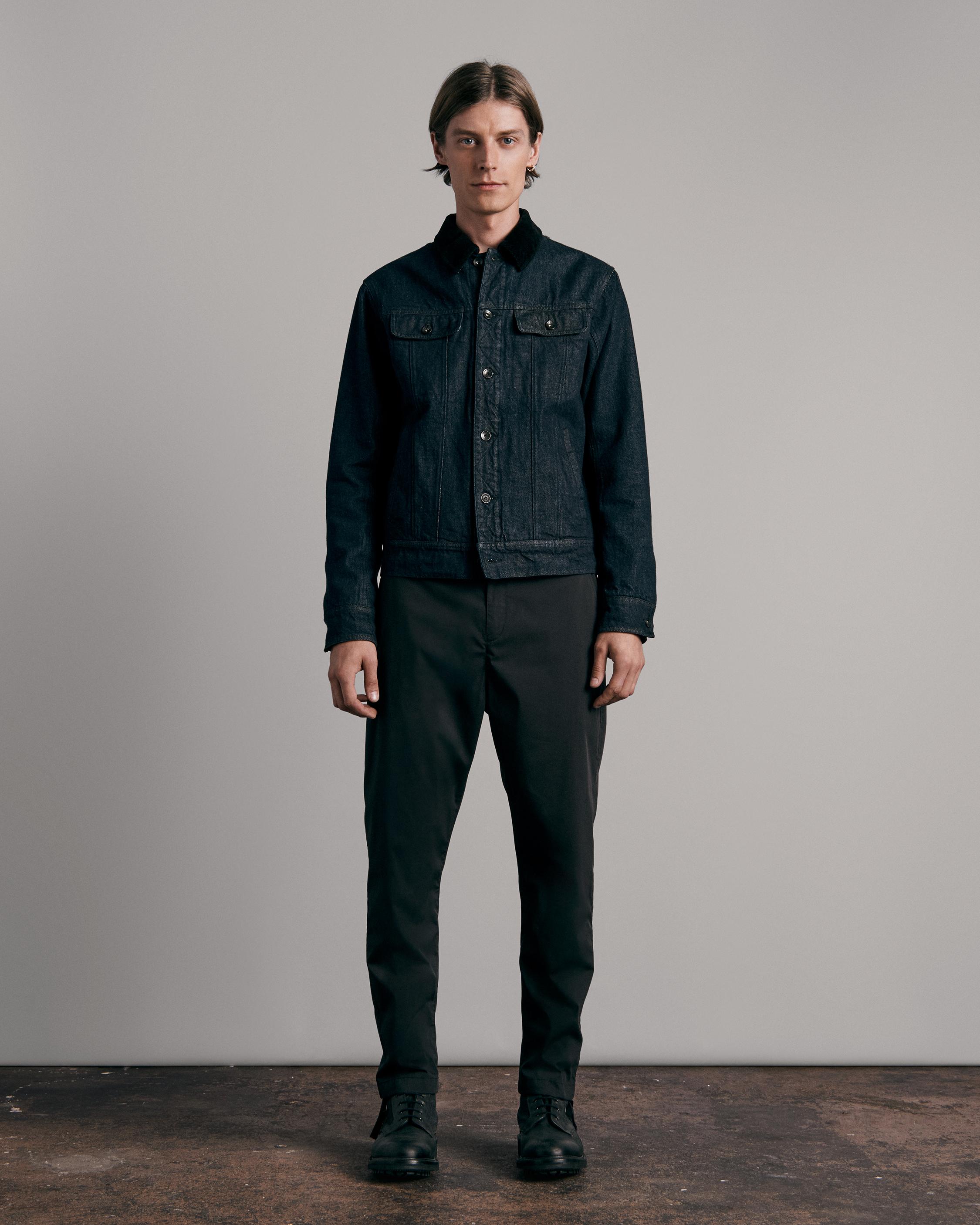 Plt Washed Black Denim Jacket, Denim