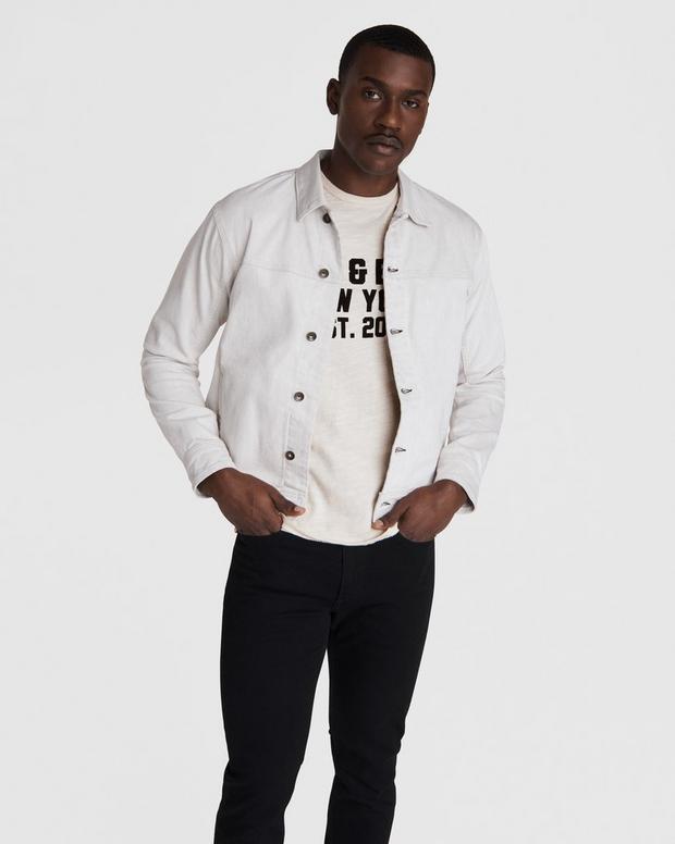 discount 45% White/Black Single Jubylee overshirt WOMEN FASHION Jackets Overshirt Jean 