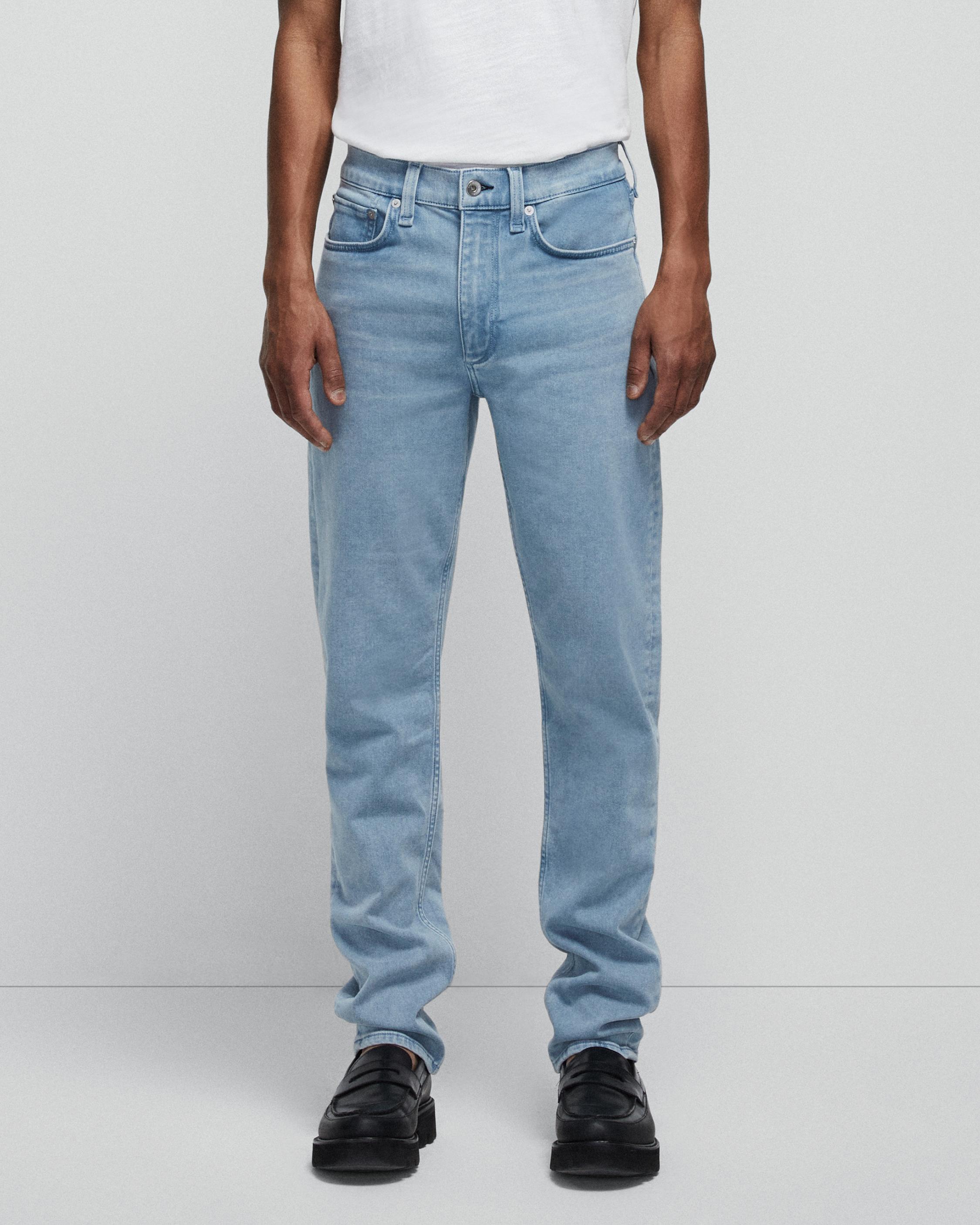 RAG & BONE Fit 2 Action Slim-Fit Straight-Leg Loopback Jeans for