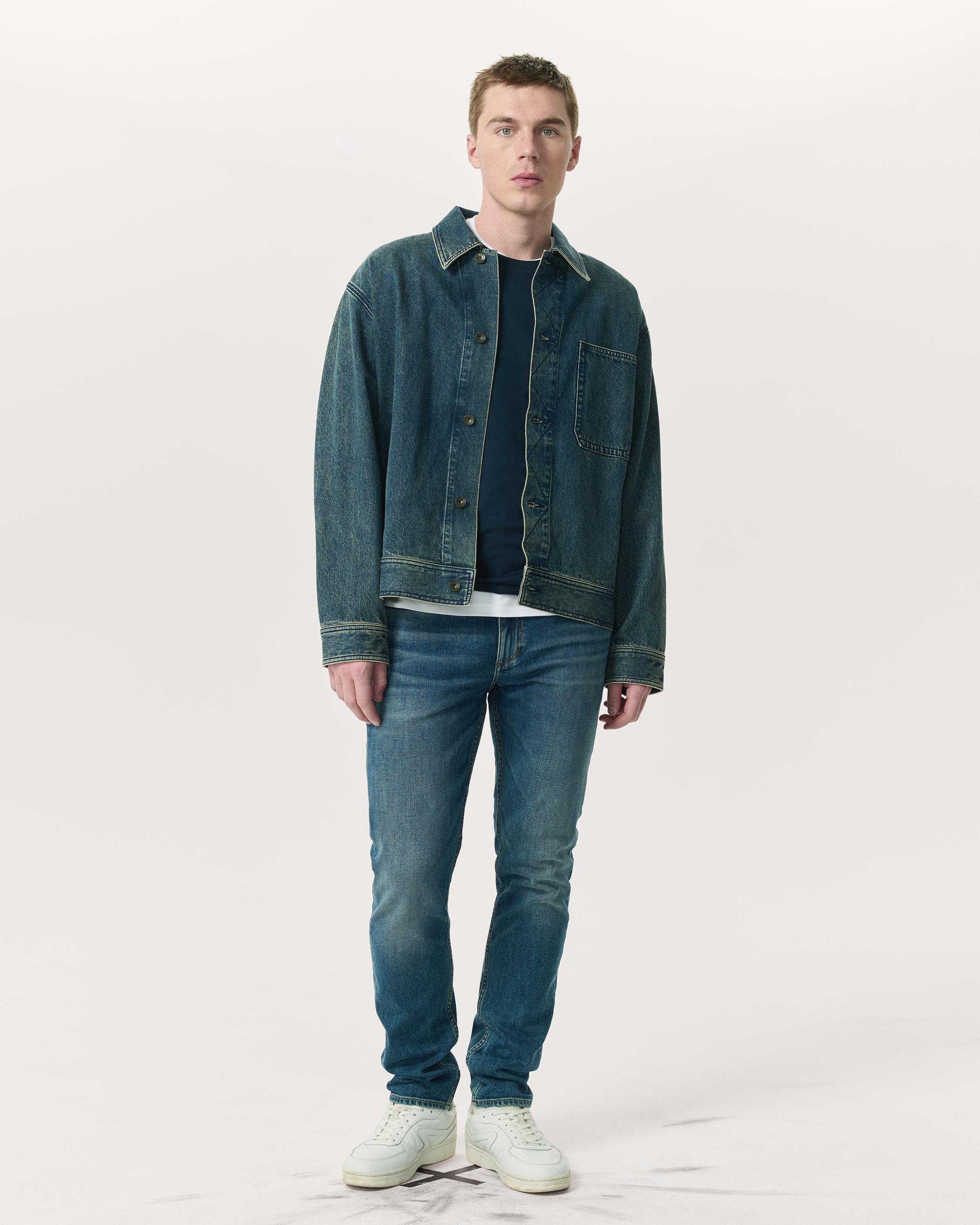 Fit 2 - Jared: Slim Fit Medium Indigo Authentic Stretch Jean | rag & bone