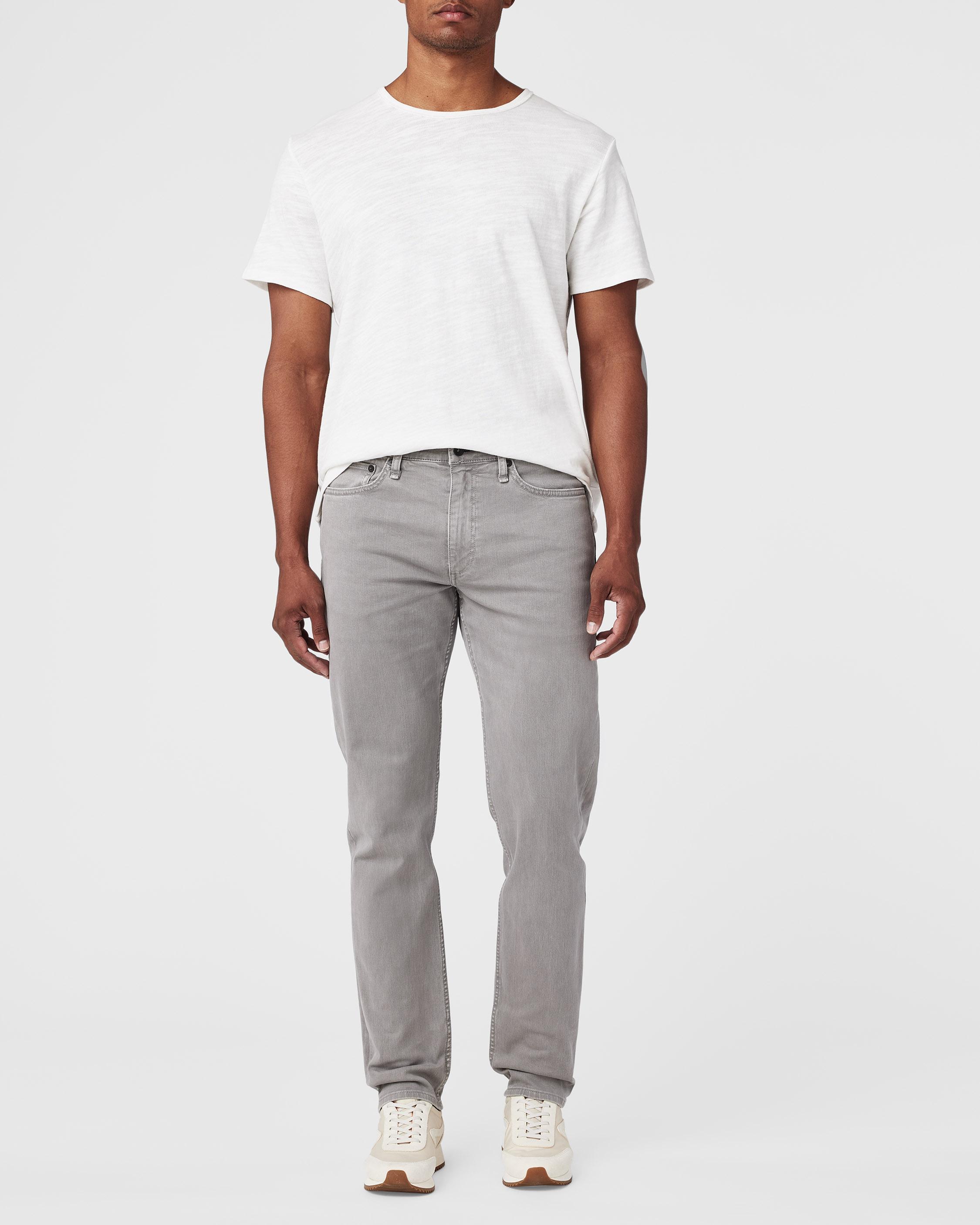 Slim Fit Twill Grey Jean