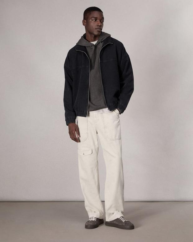rbSTRIDE Denim Track Jacket - Inkwell | rag & bone rbSTRIDE Denim Track Jacket - Inkwell | rag & bone
