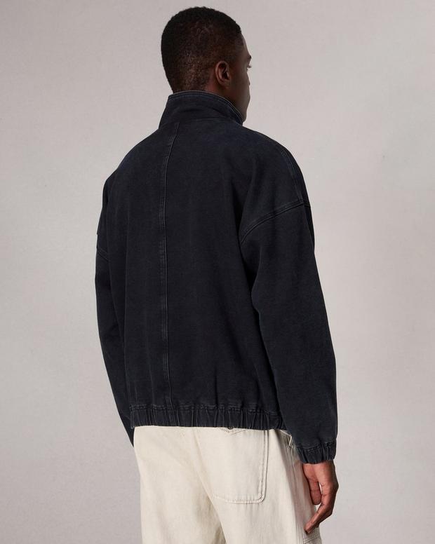 rbSTRIDE Denim Track Jacket - Inkwell | rag & bone rbSTRIDE Denim Track Jacket - Inkwell | rag & bone
