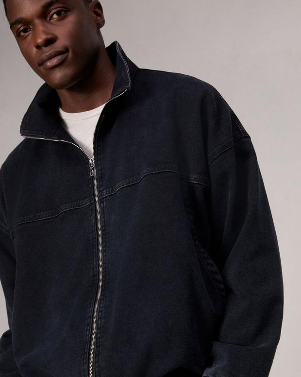 rbSTRIDE Denim Track Jacket - Inkwell | rag & bone rbSTRIDE Denim Track Jacket - Inkwell | rag & bone