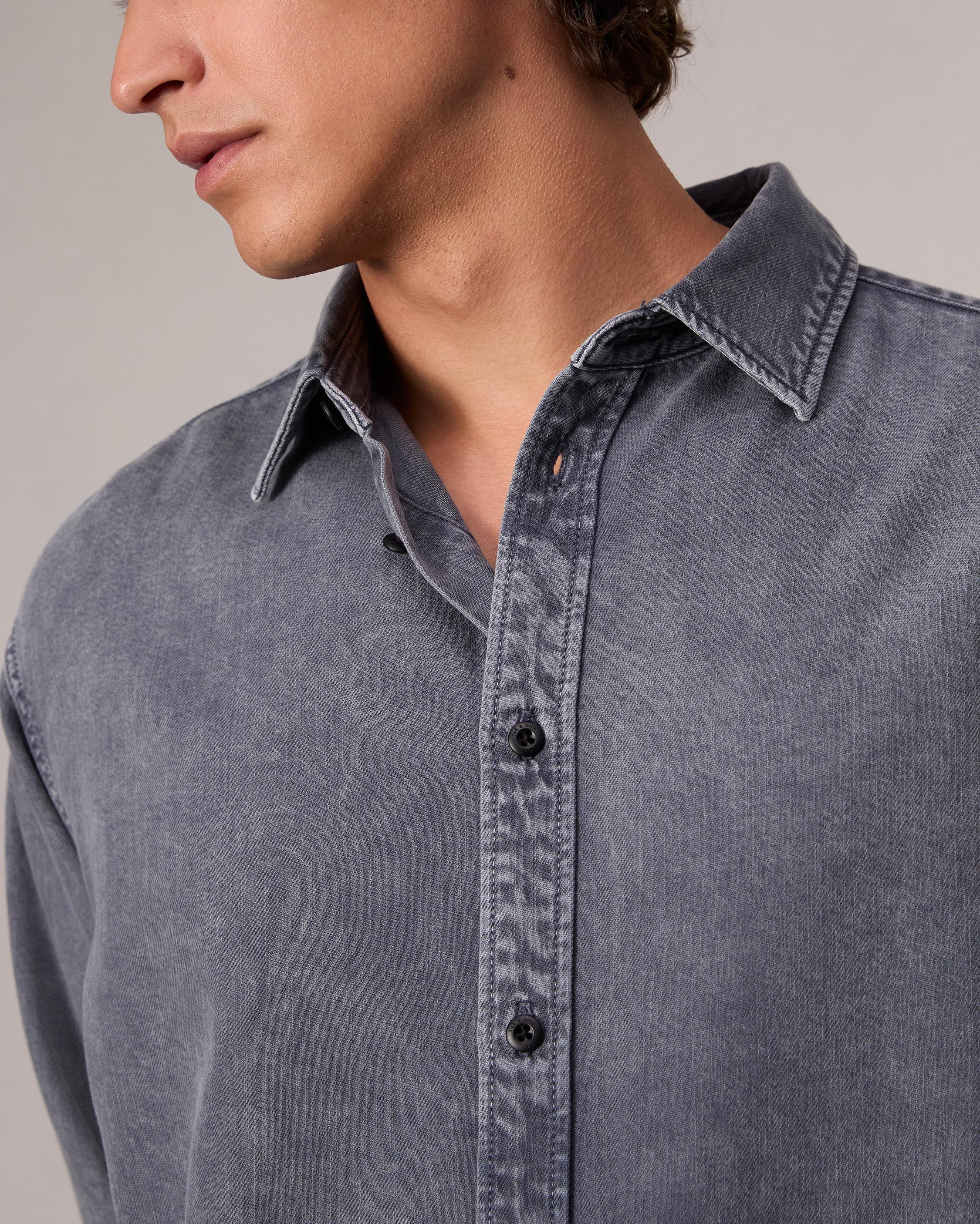 Matthew Denim Shirt image number 6