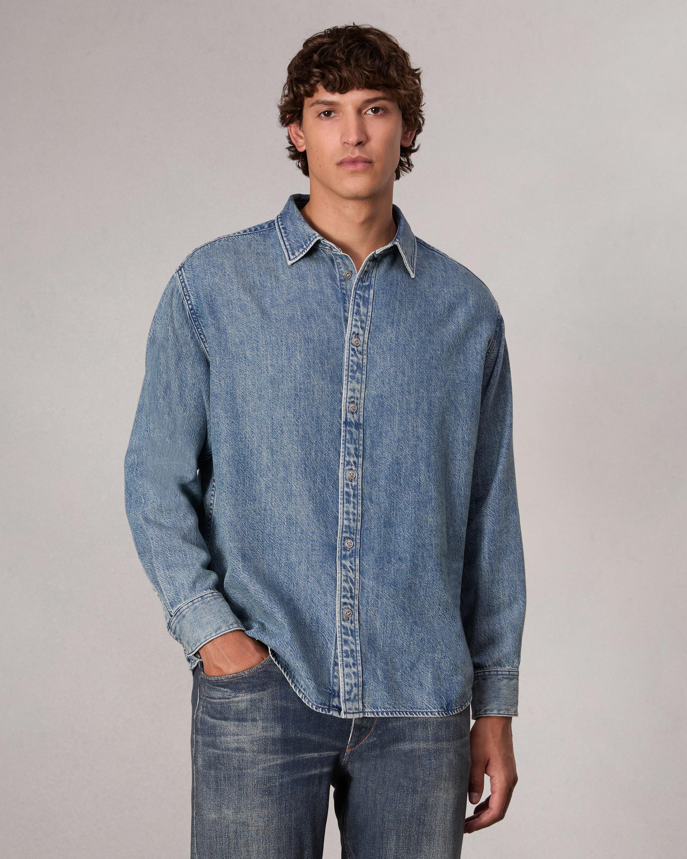 Matthew Denim Shirt image number 1