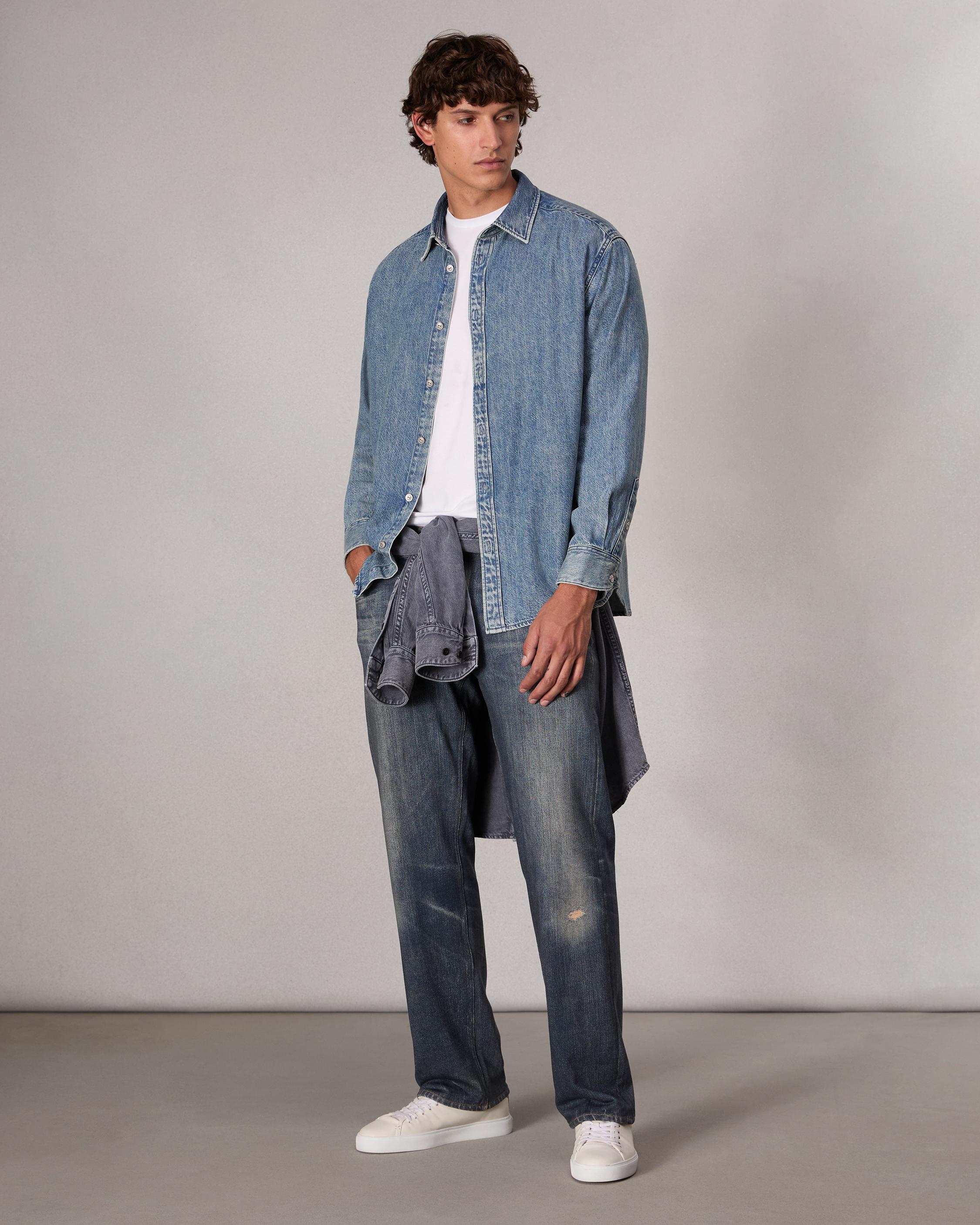 Matthew Denim Shirt image number 3