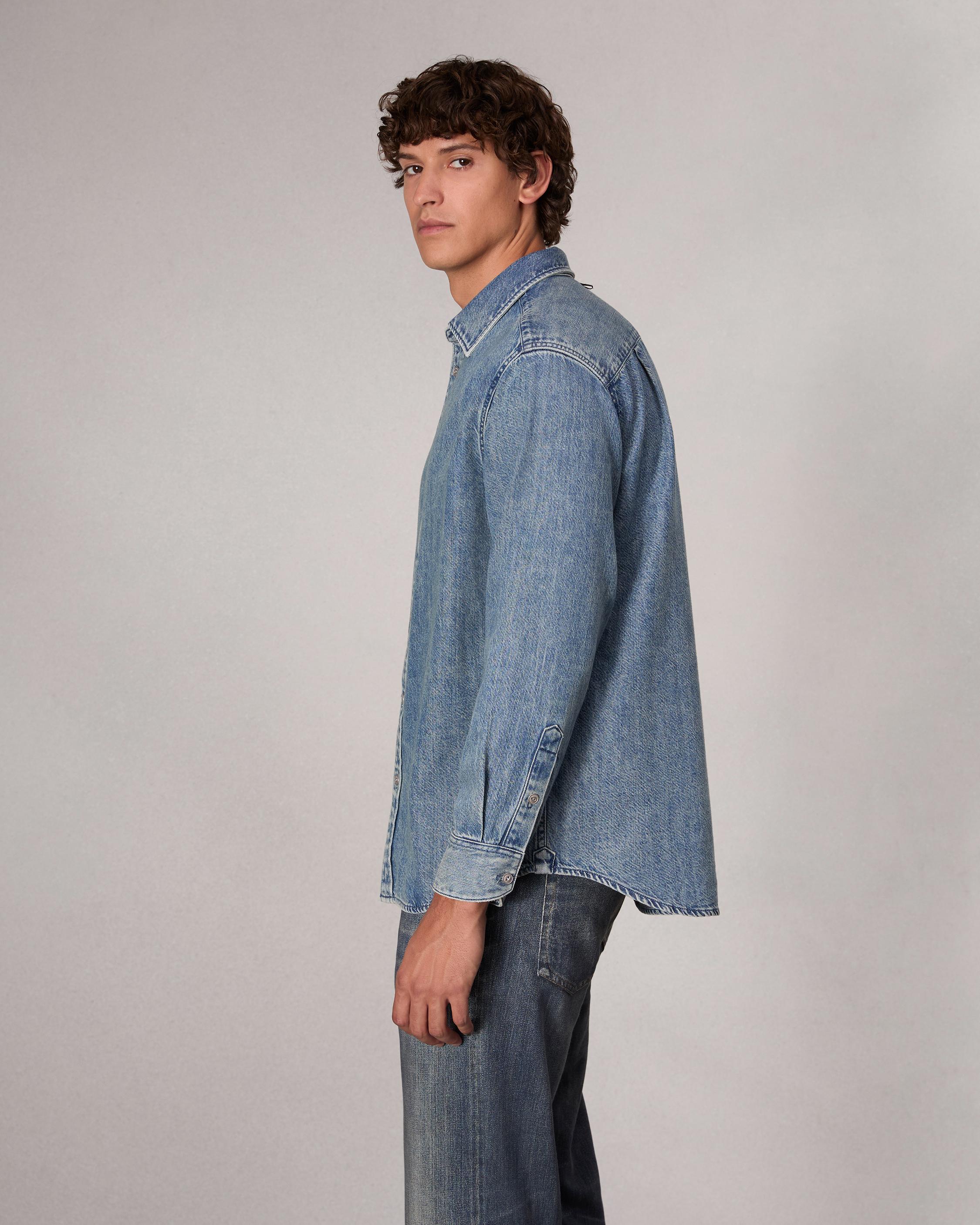 Matthew Denim Shirt image number 4