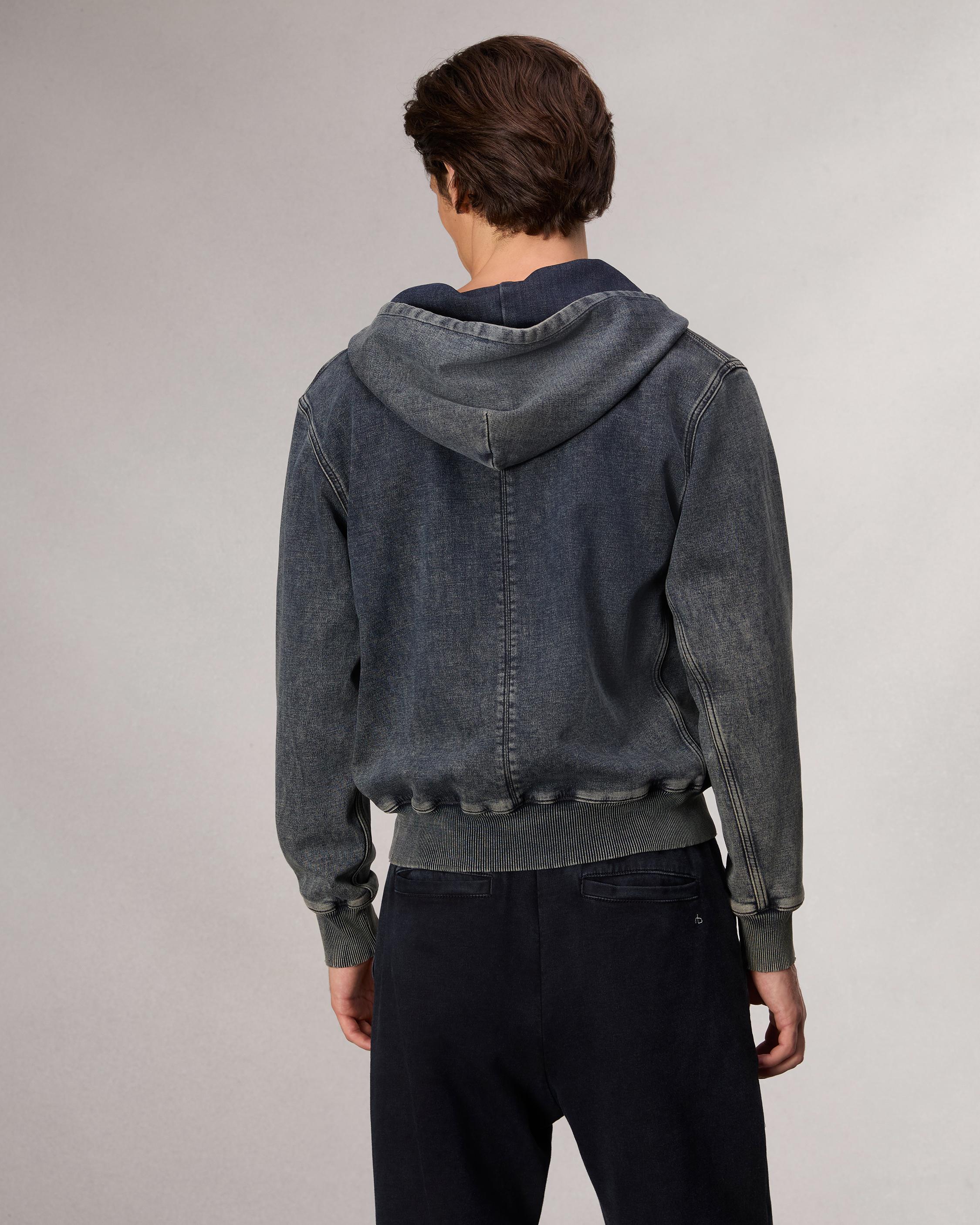 rbSTRIDE Denim Zip Hoodie image number 5