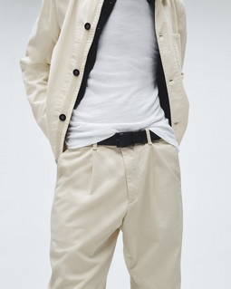 Pleated Cotton Chino image number 5