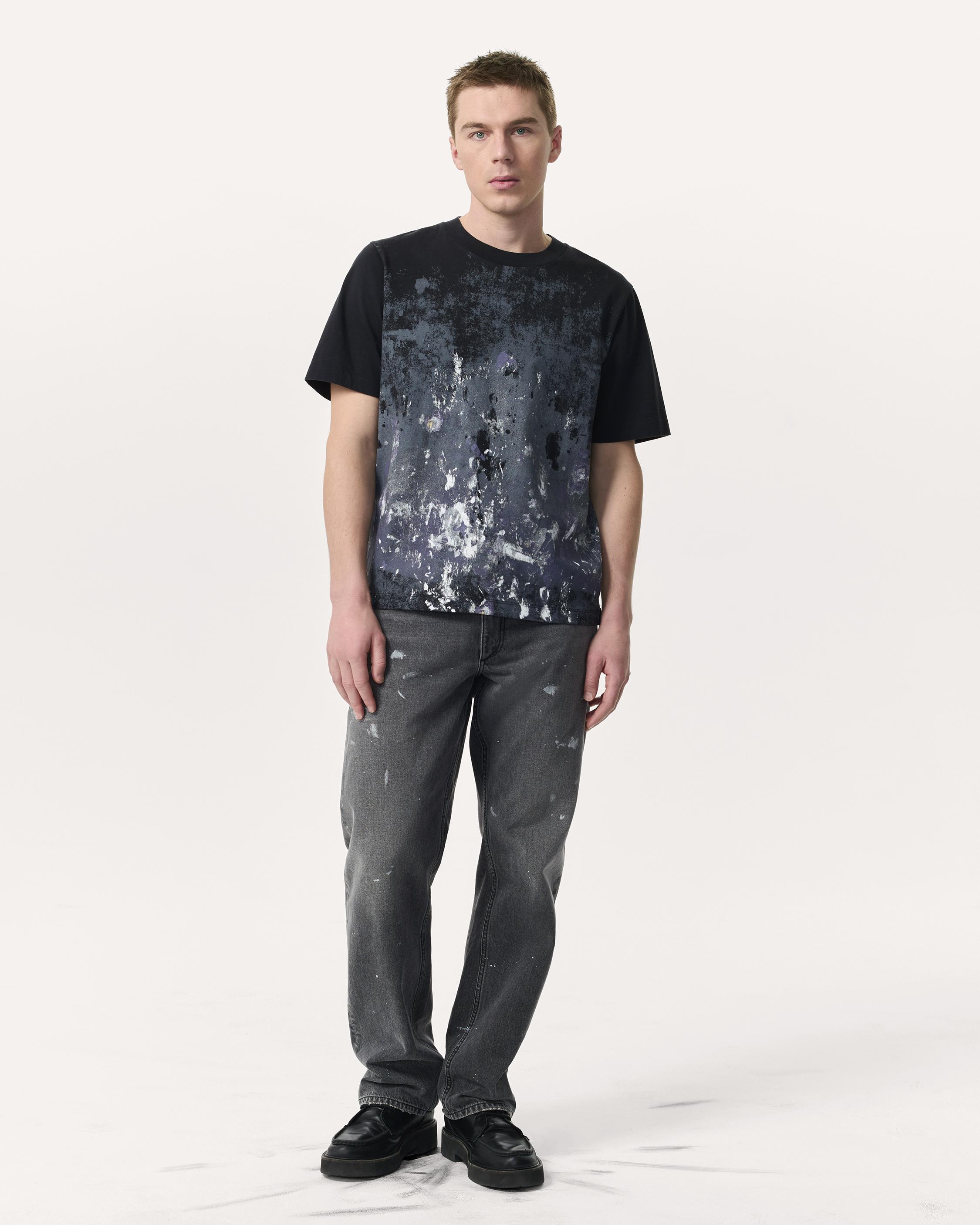 Fit 4 Hand-Painted Straight Fit Jeans - Painted Charcoal | rag & bone