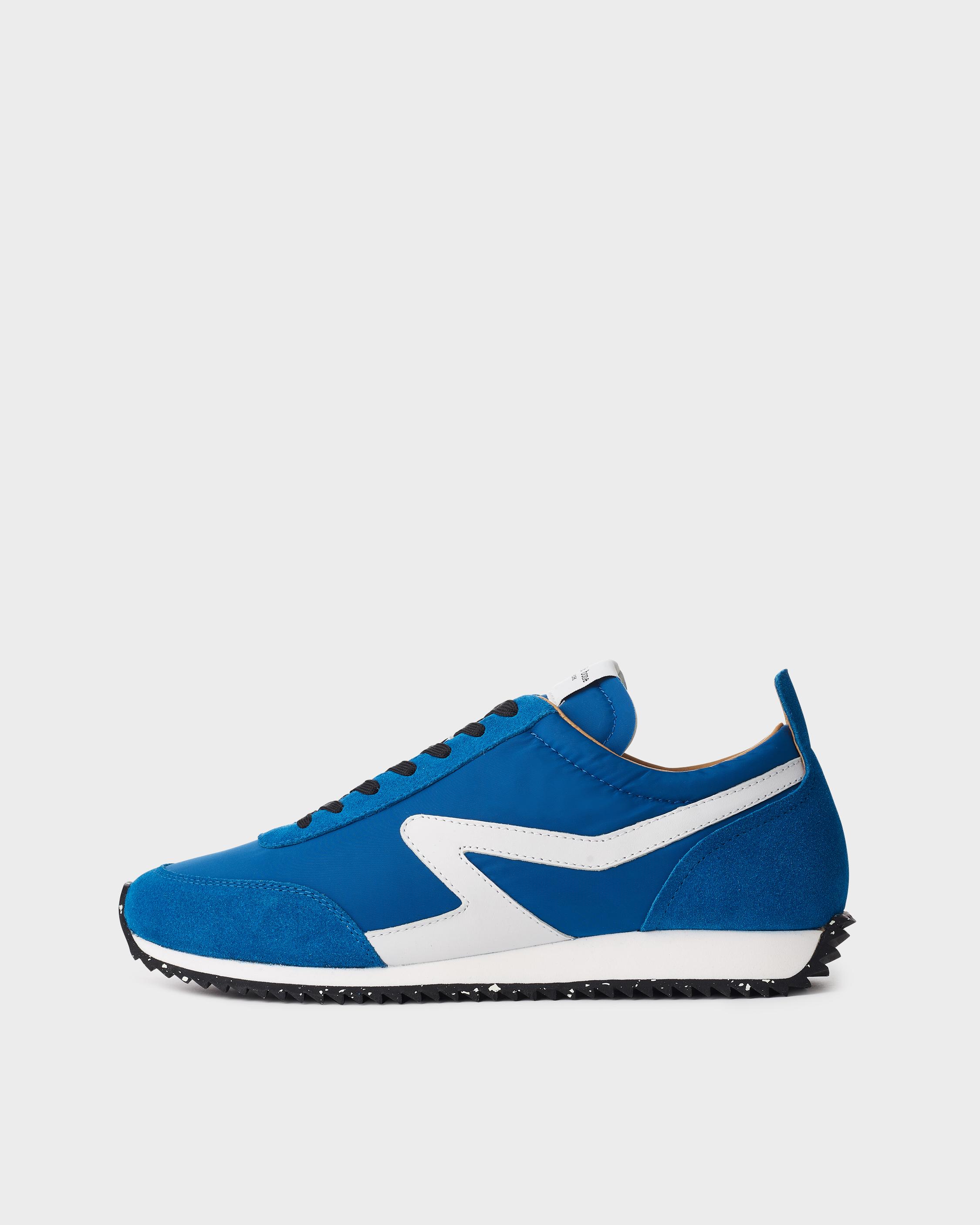 【関税込み】rag & bone ブルー Slim Retro Runner スニーカー Retro Runner Slim - Nylon - Denim Blue | rag & bone