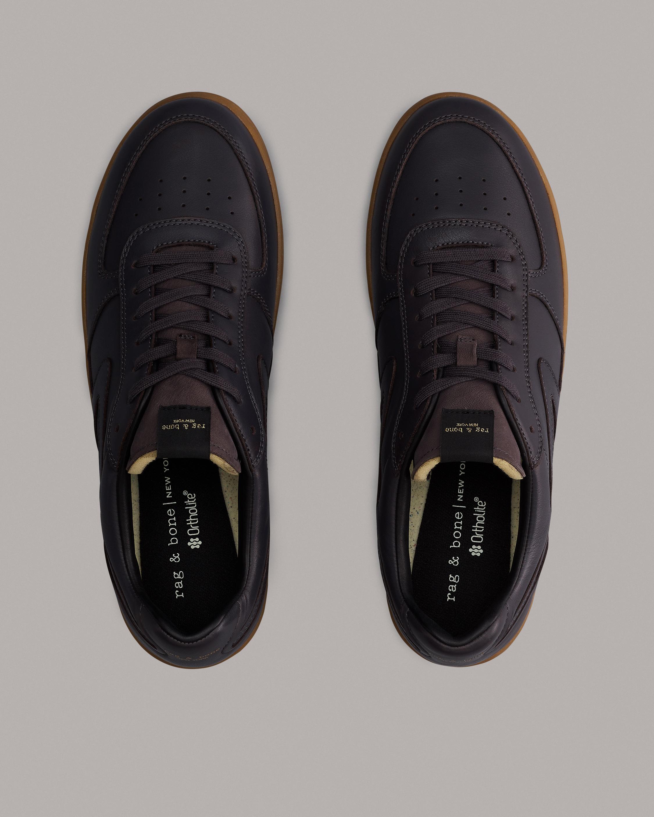 Reload Bicolor mid-cut sneakers in leather