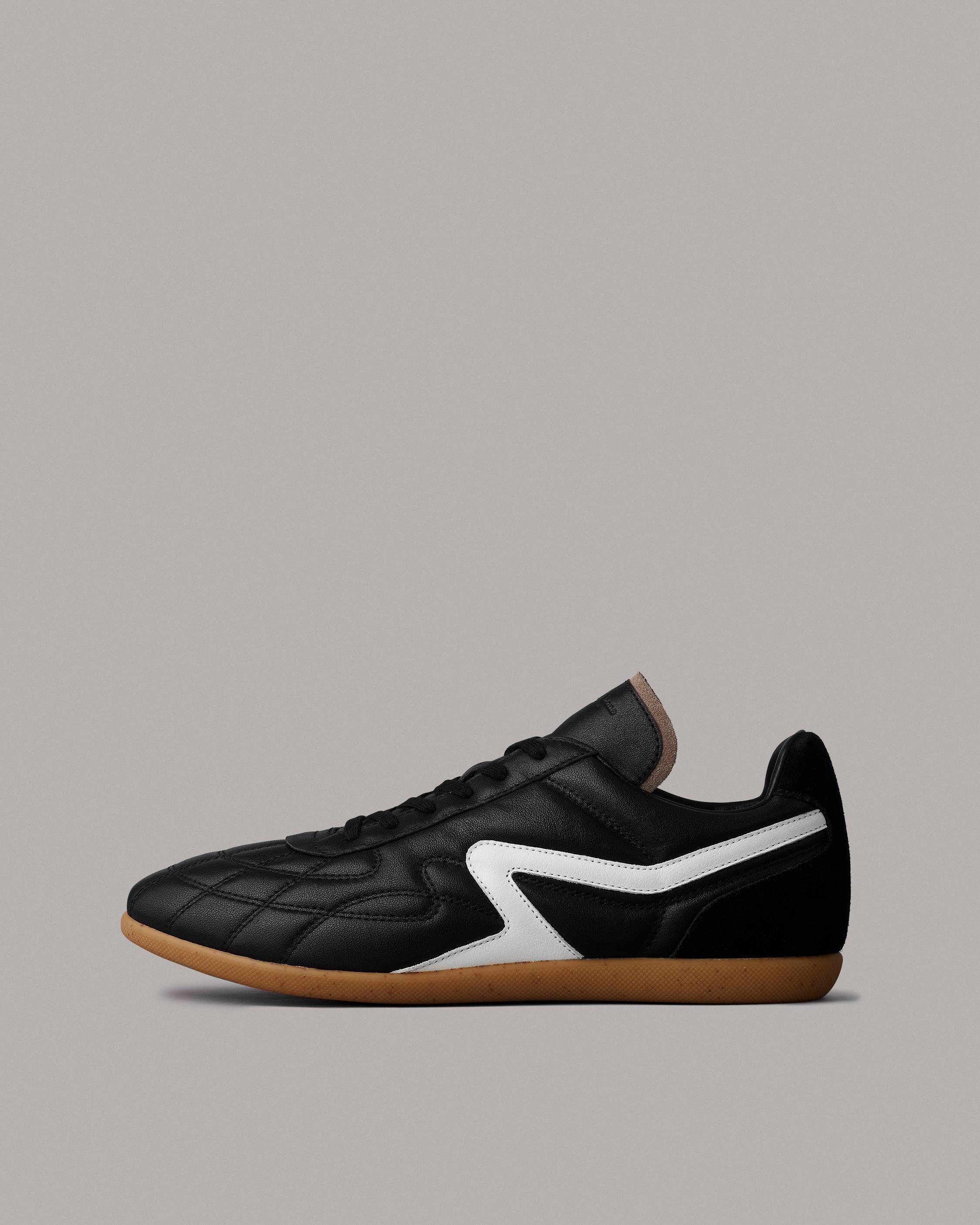 Retro Leather Trainers