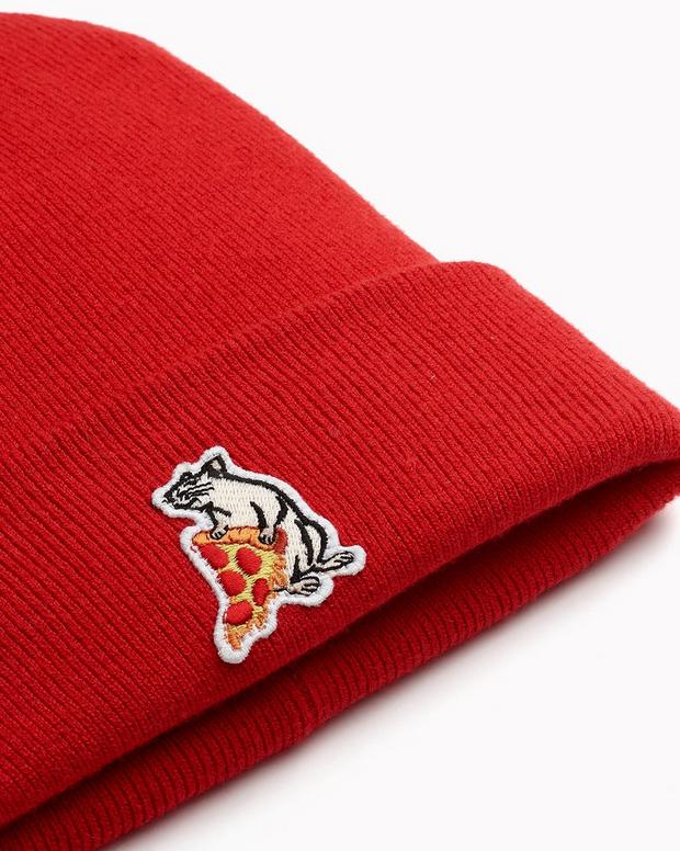 Pizza Rat Patch Beanie image number 2