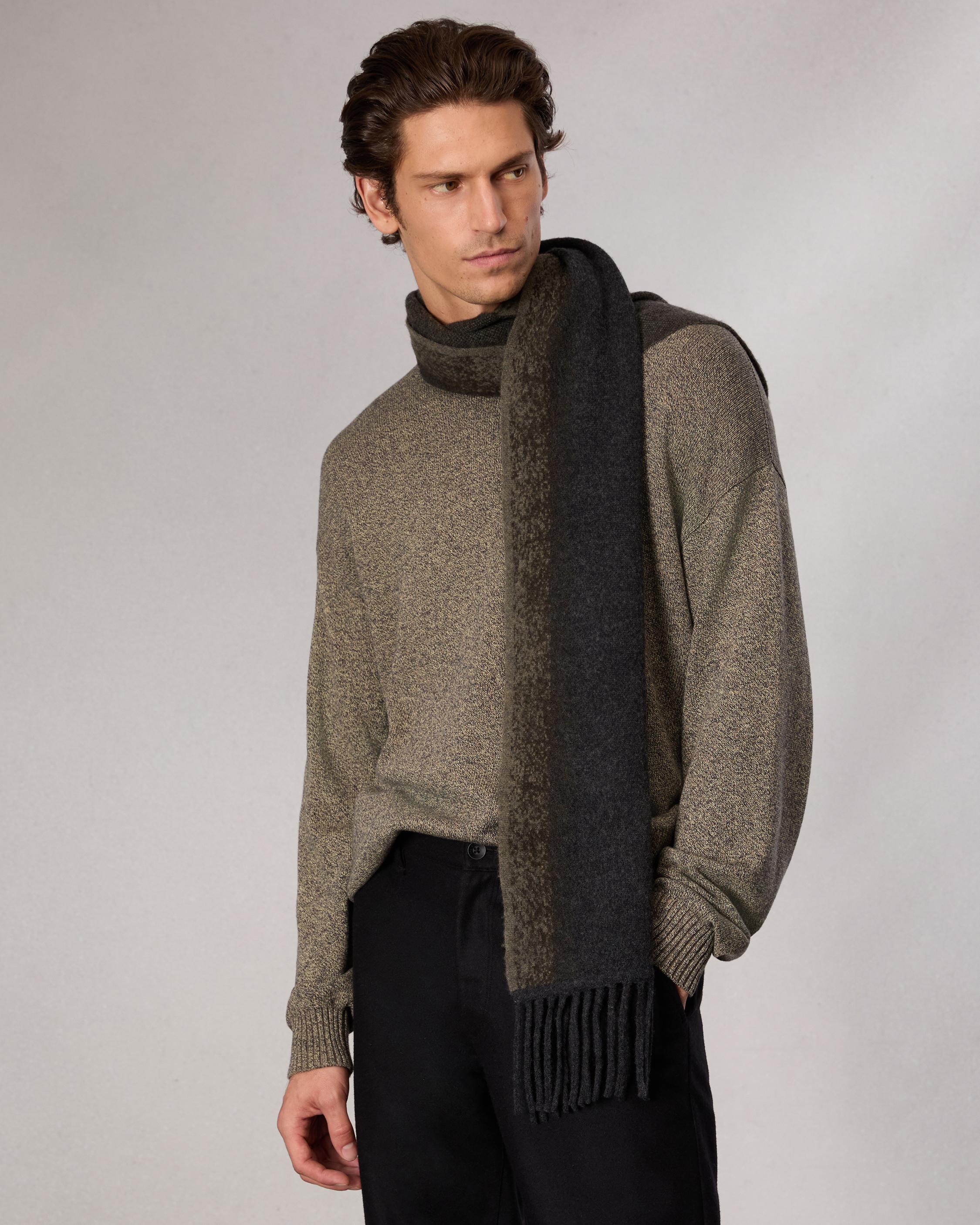 Downing Wool-Blend Scarf - Green Multi | rag & bone
