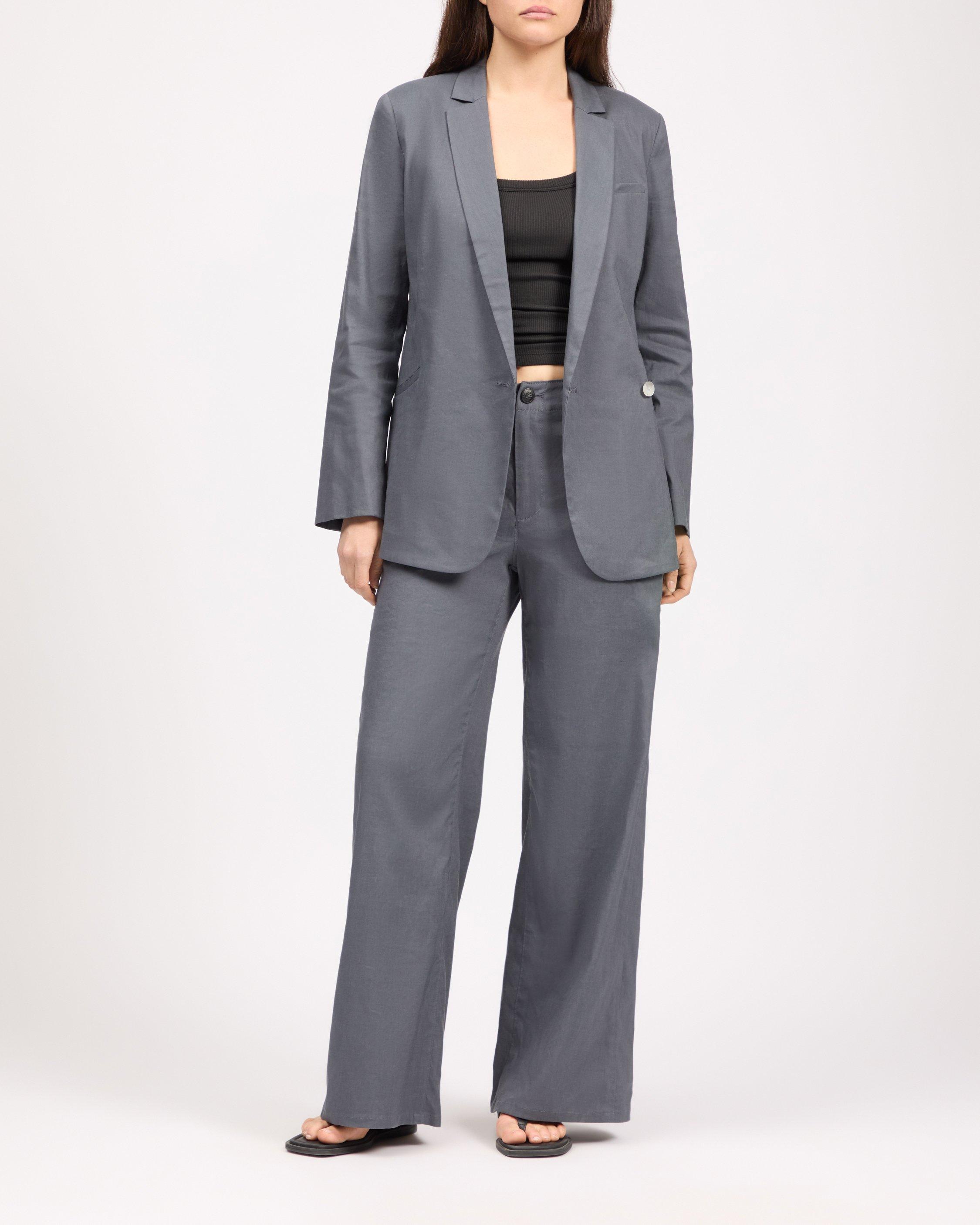 Serena Linen-Blend Trousers image number 1