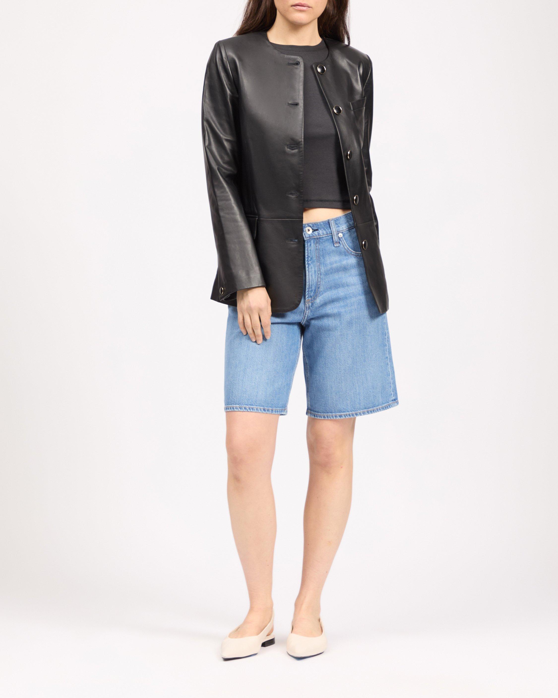 Payley Leather Blazer image number 1