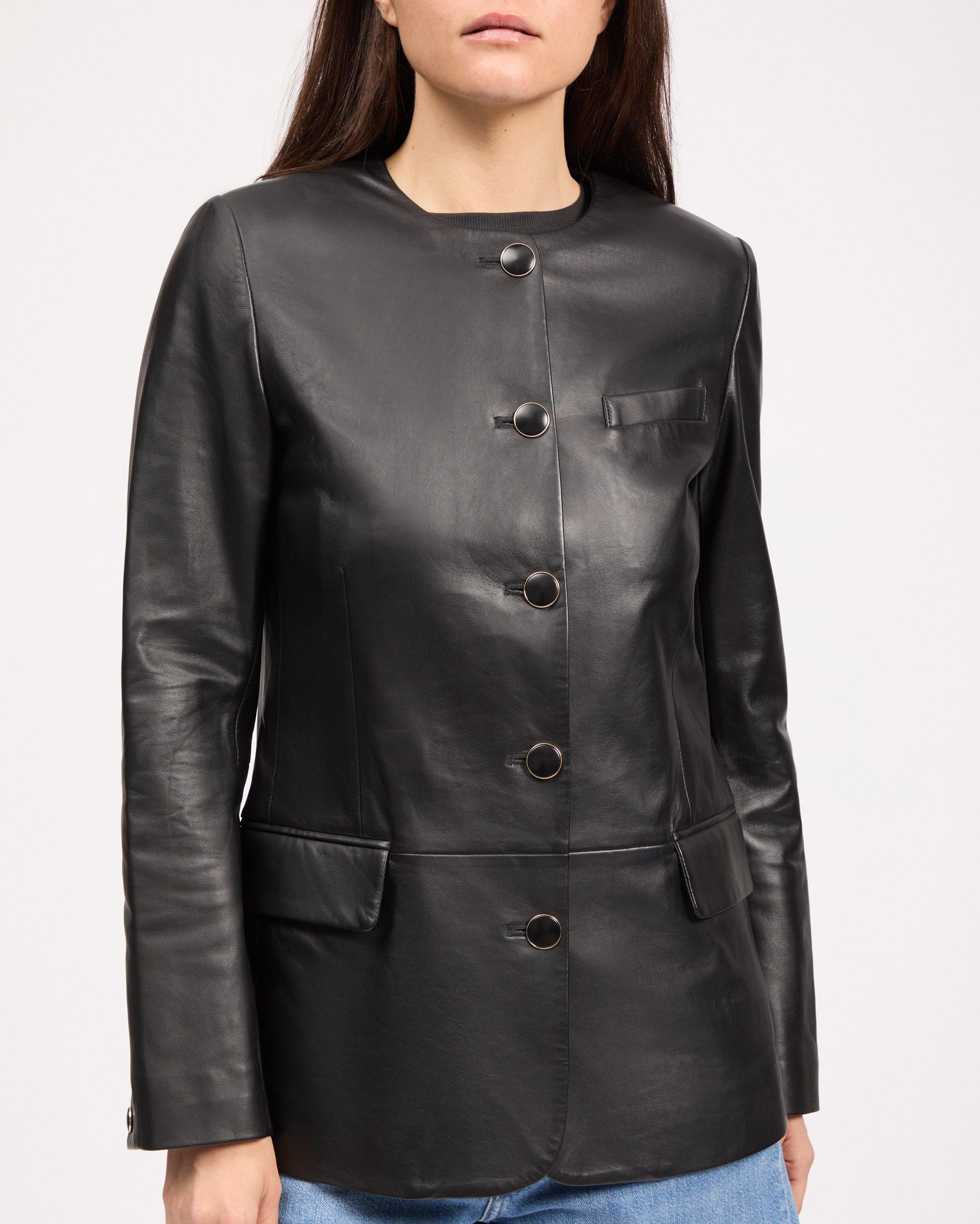 Payley Leather Blazer image number 3
