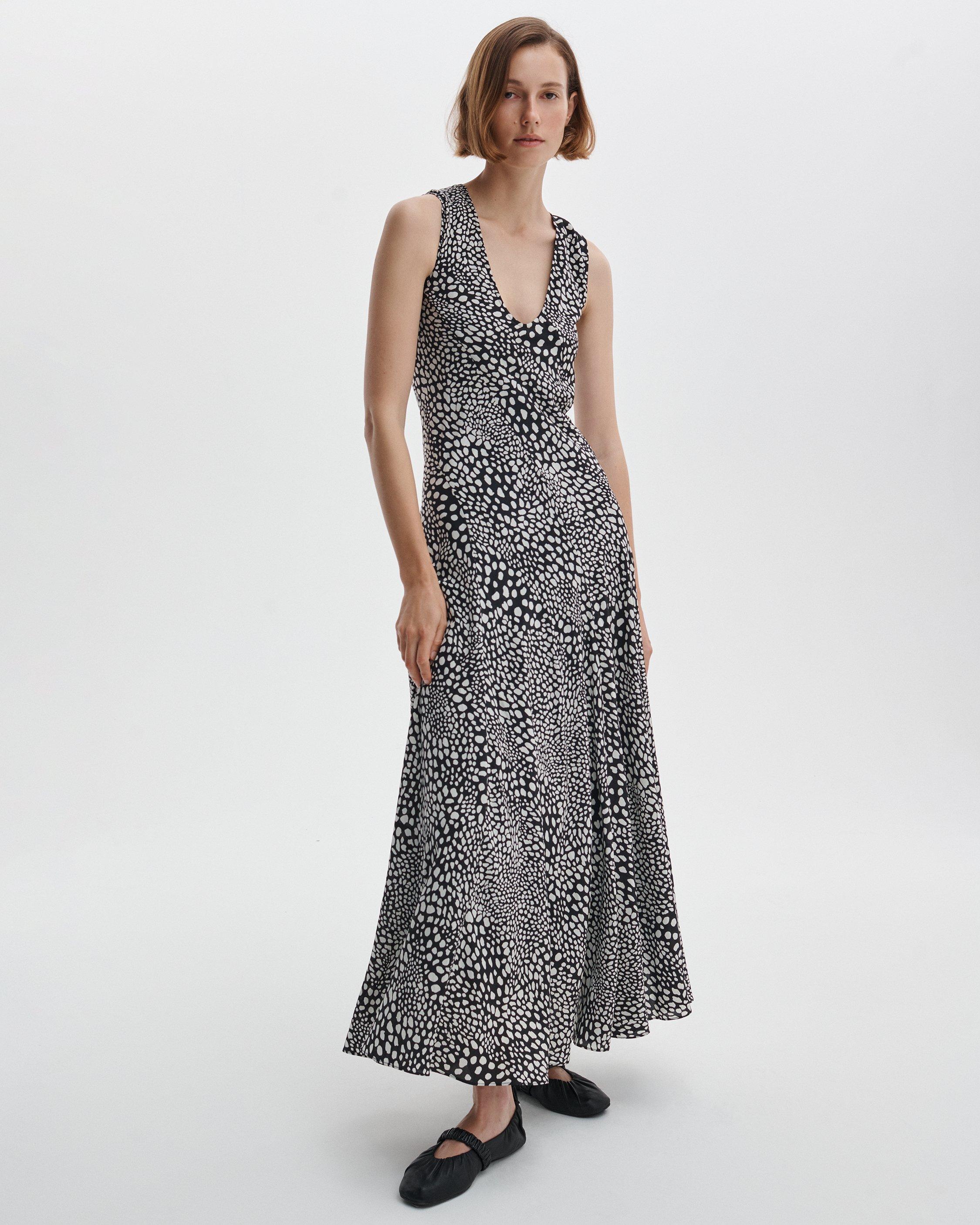 rag & bone Women's Sinead Printed Maxi Dress - Black Leopard - Size 4