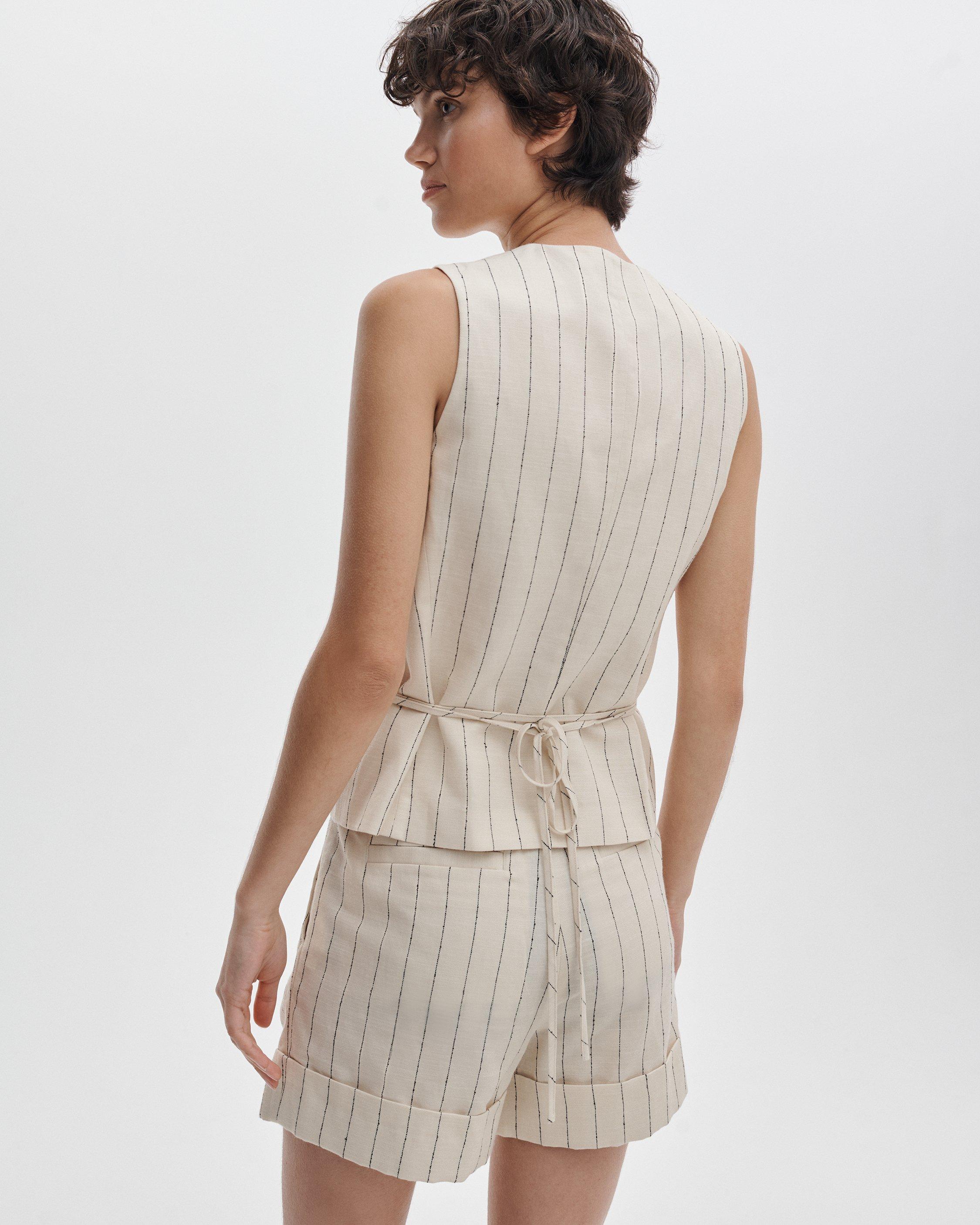 Neila Striped Shorts image number 6