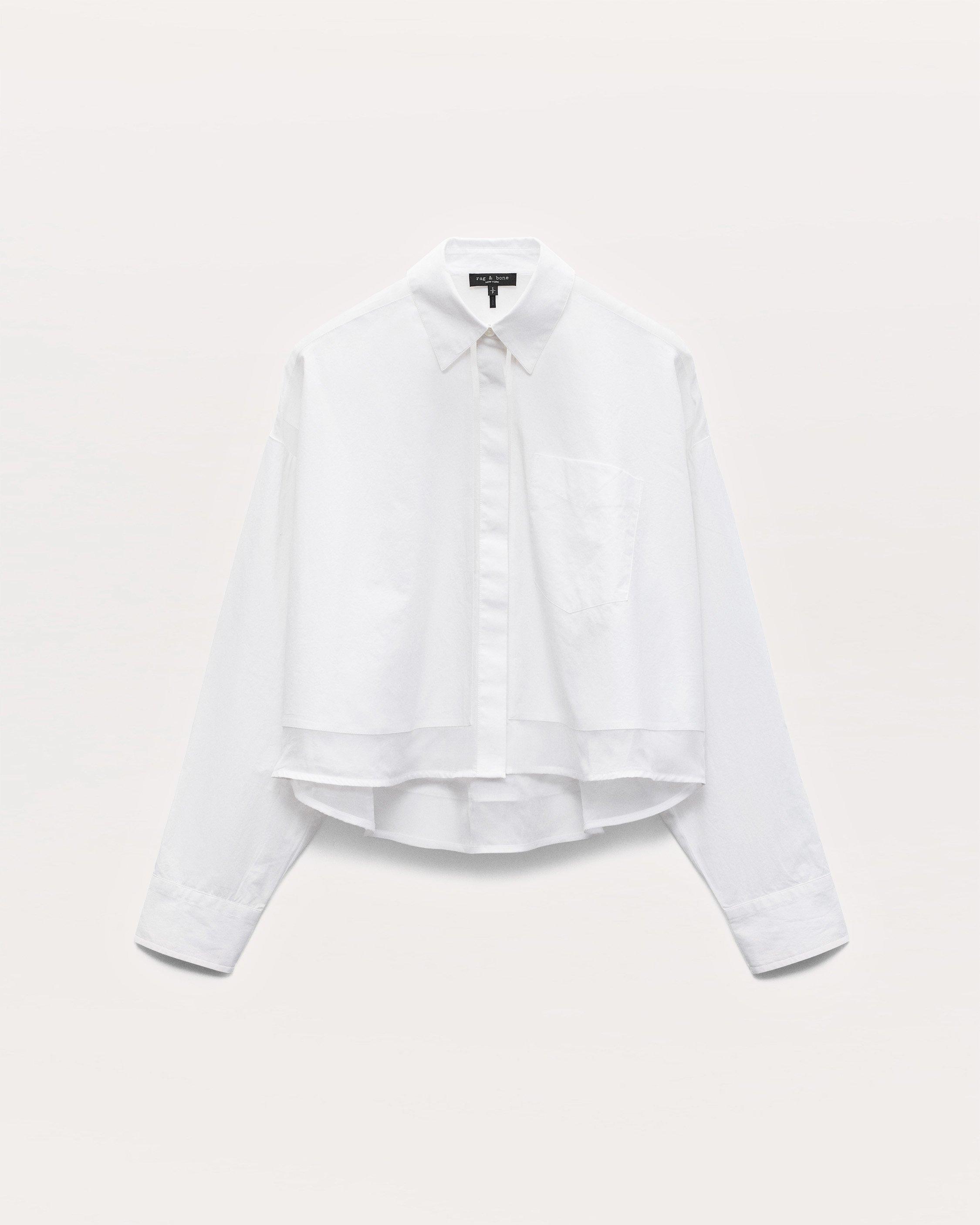 Beatrice Poplin-Organza Shirt image number 2
