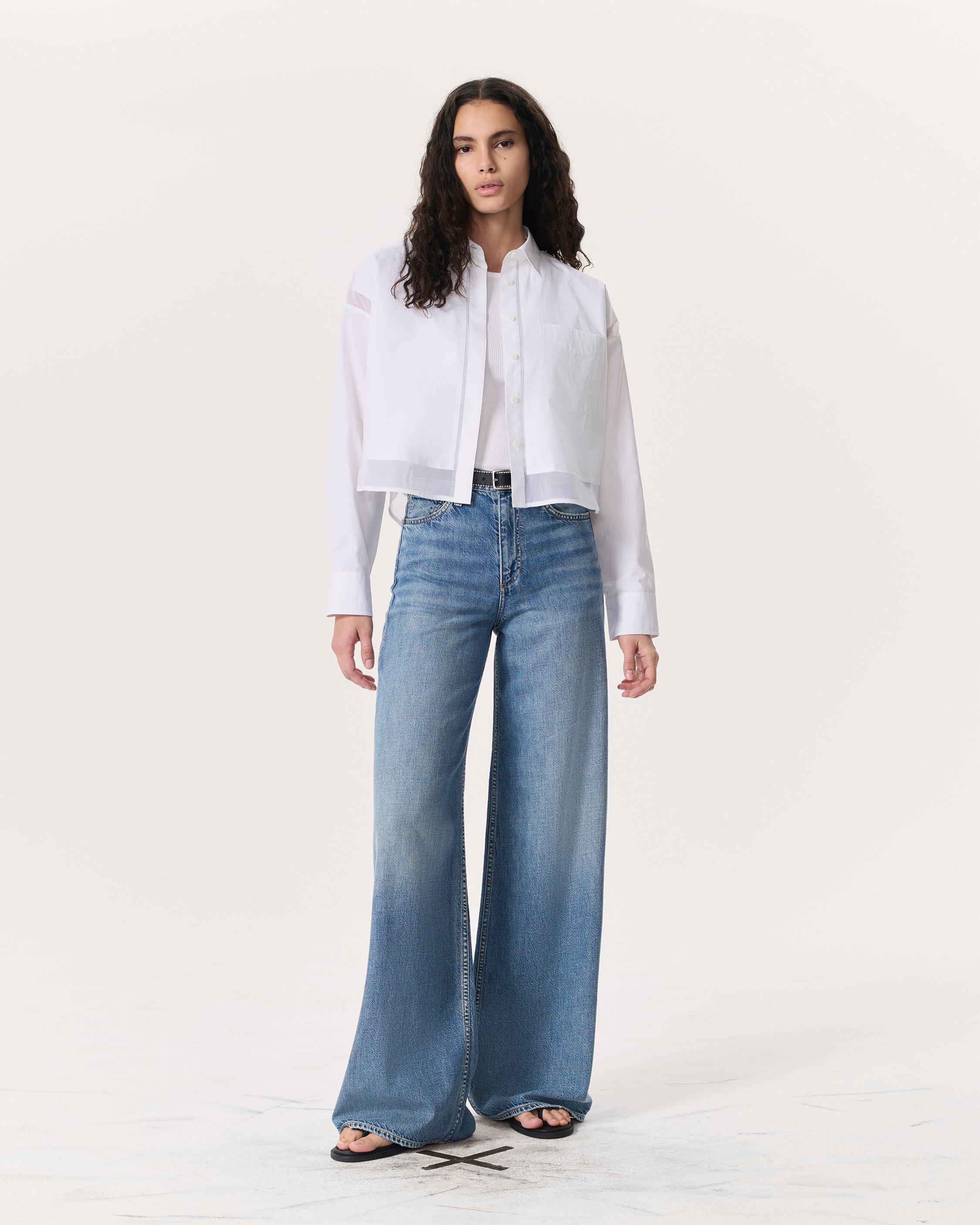Beatrice Poplin-Organza Shirt image number 4
