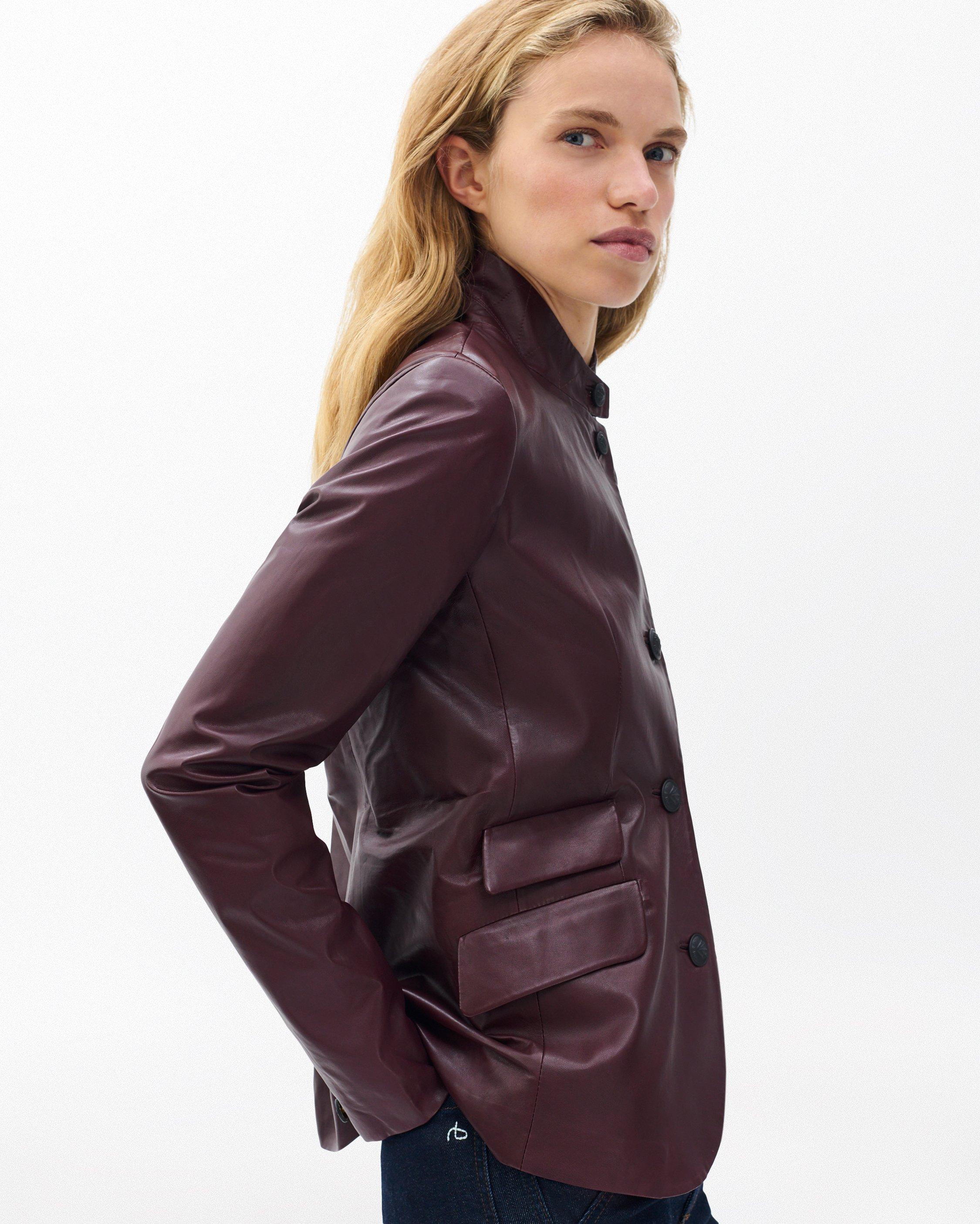 Slade Leather Blazer - image 5