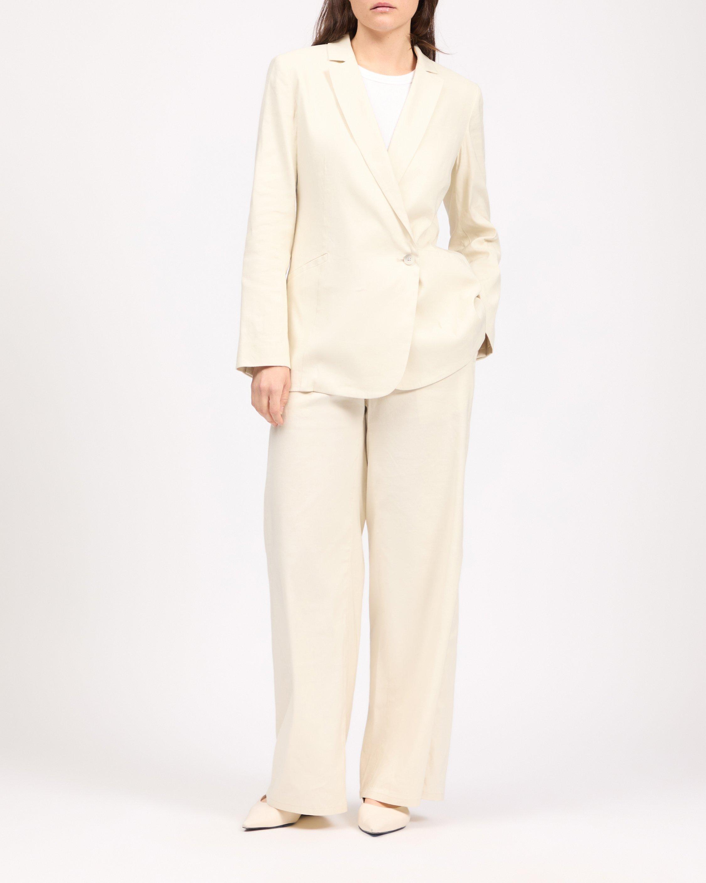 Jade Linen-Blend Blazer image number 2