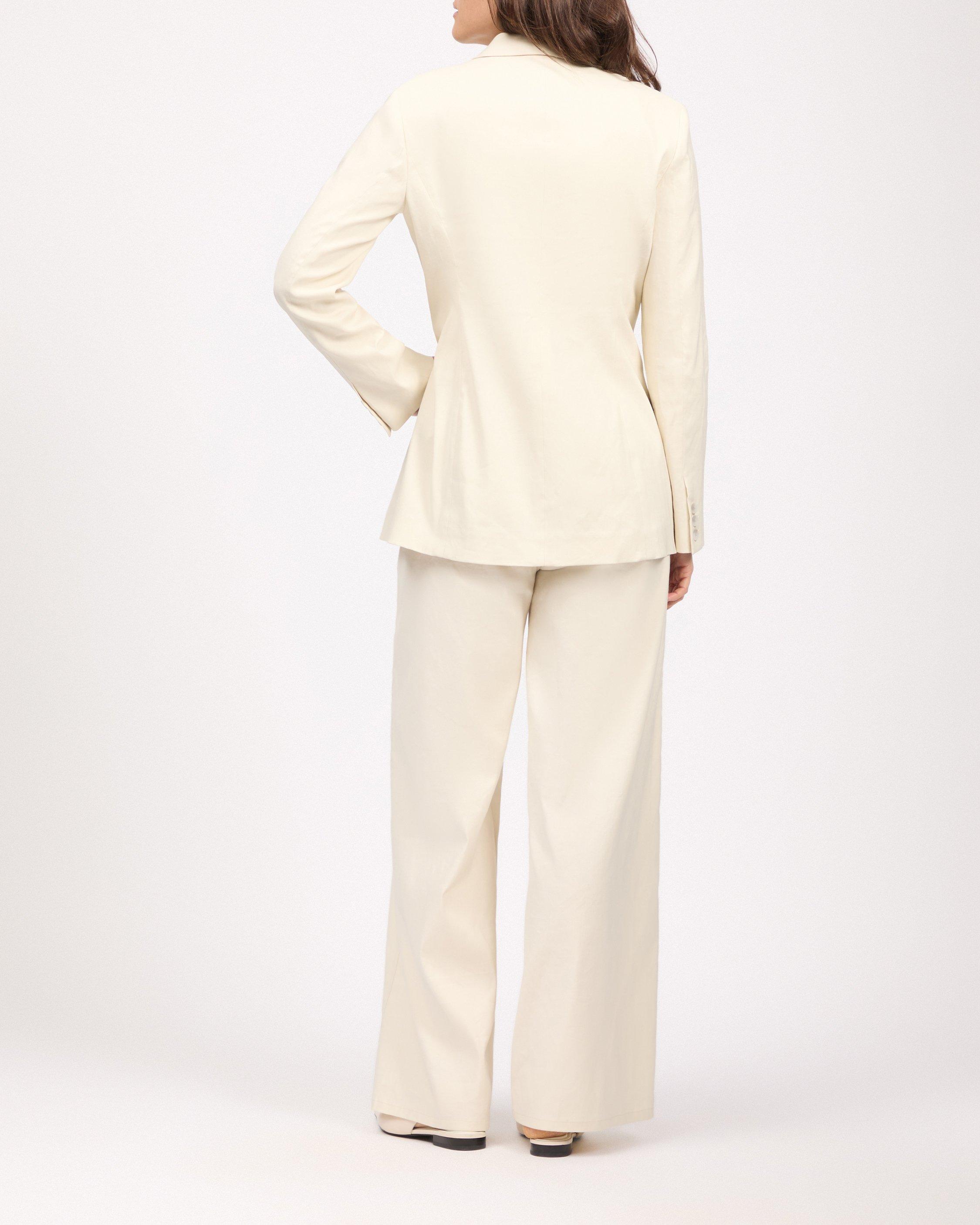 Jade Linen-Blend Blazer image number 3