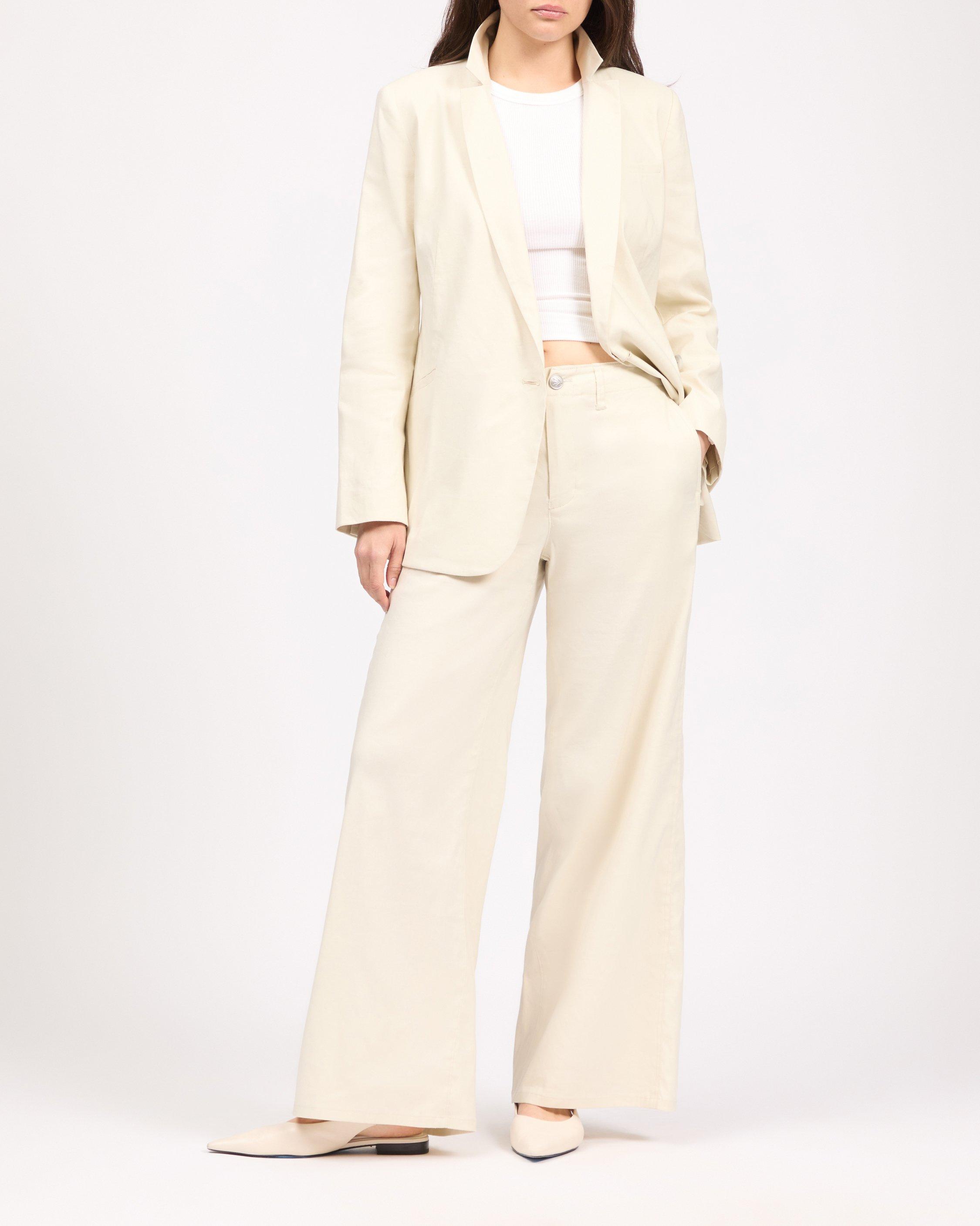 Jade Linen-Blend Blazer image number 4