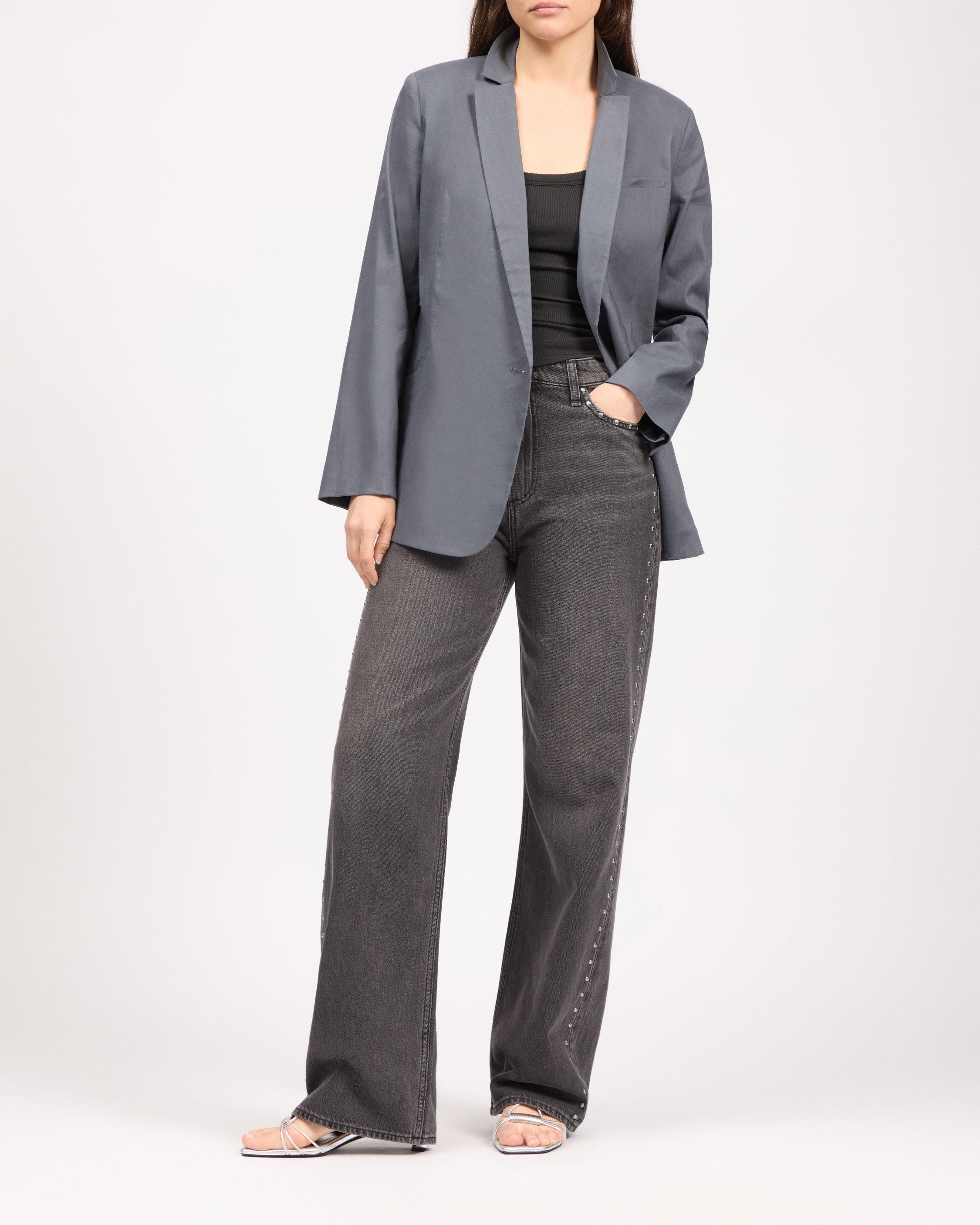Jade Linen-Blend Blazer image number 2